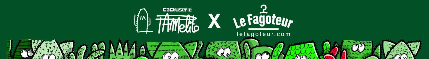 🤝 Le Fagoteur x Pamelito : Quand l'art du cactus rencontre le textile engagé