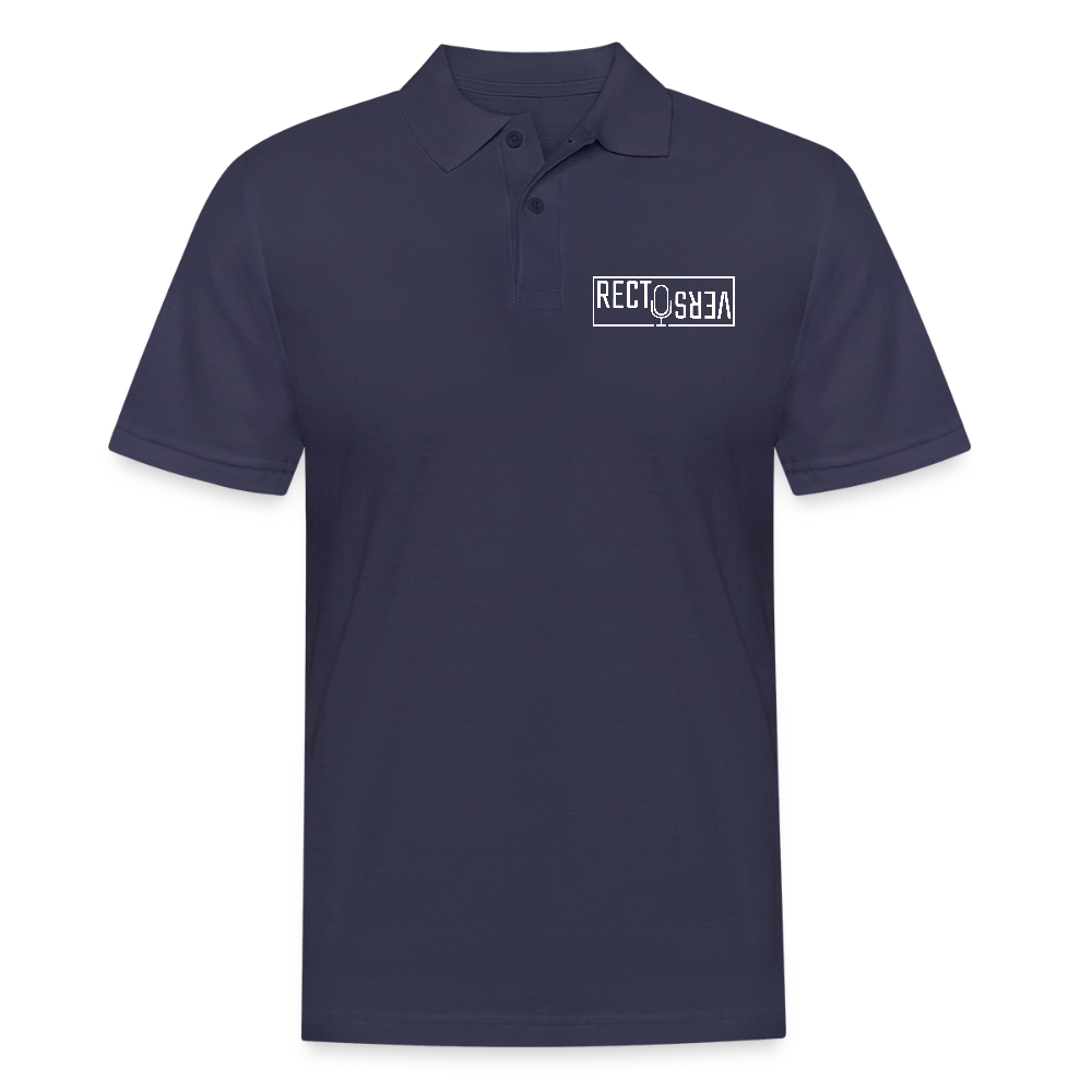 Recto Verso - Polo Homme - Coeur et Dos - bleu marine