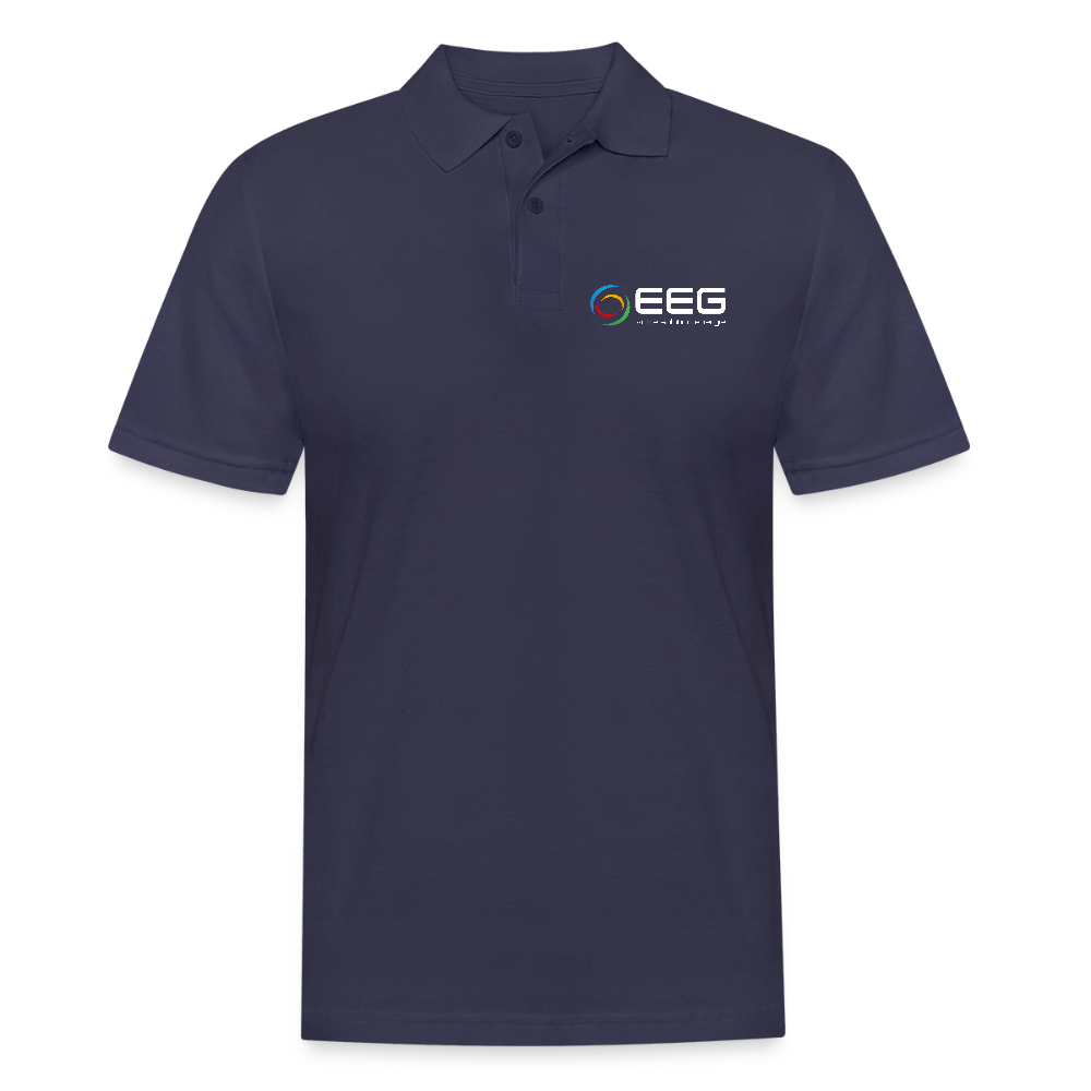 EEG - Polo Homme - Coeur et Dos - bleu marine