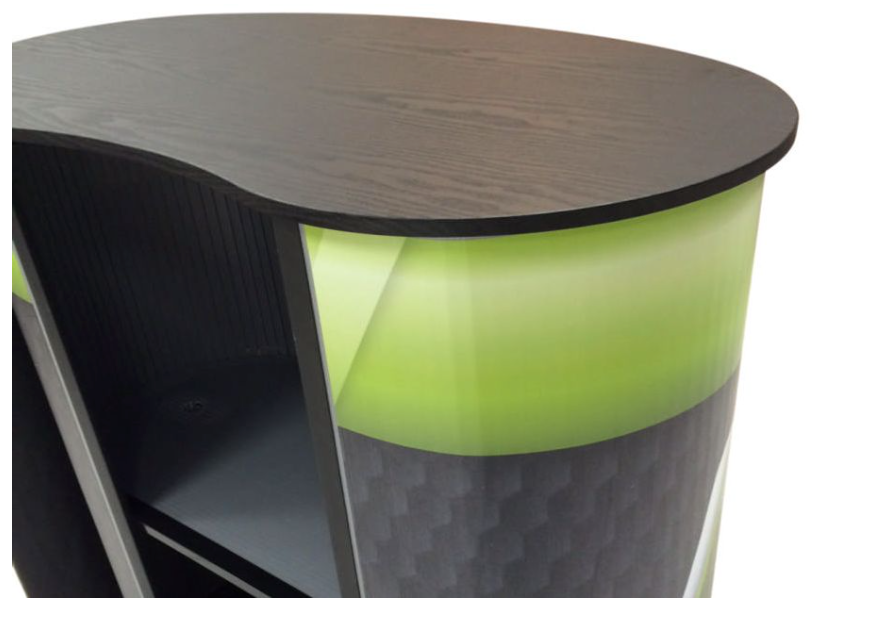 Comptoir pour stand PVC et bois