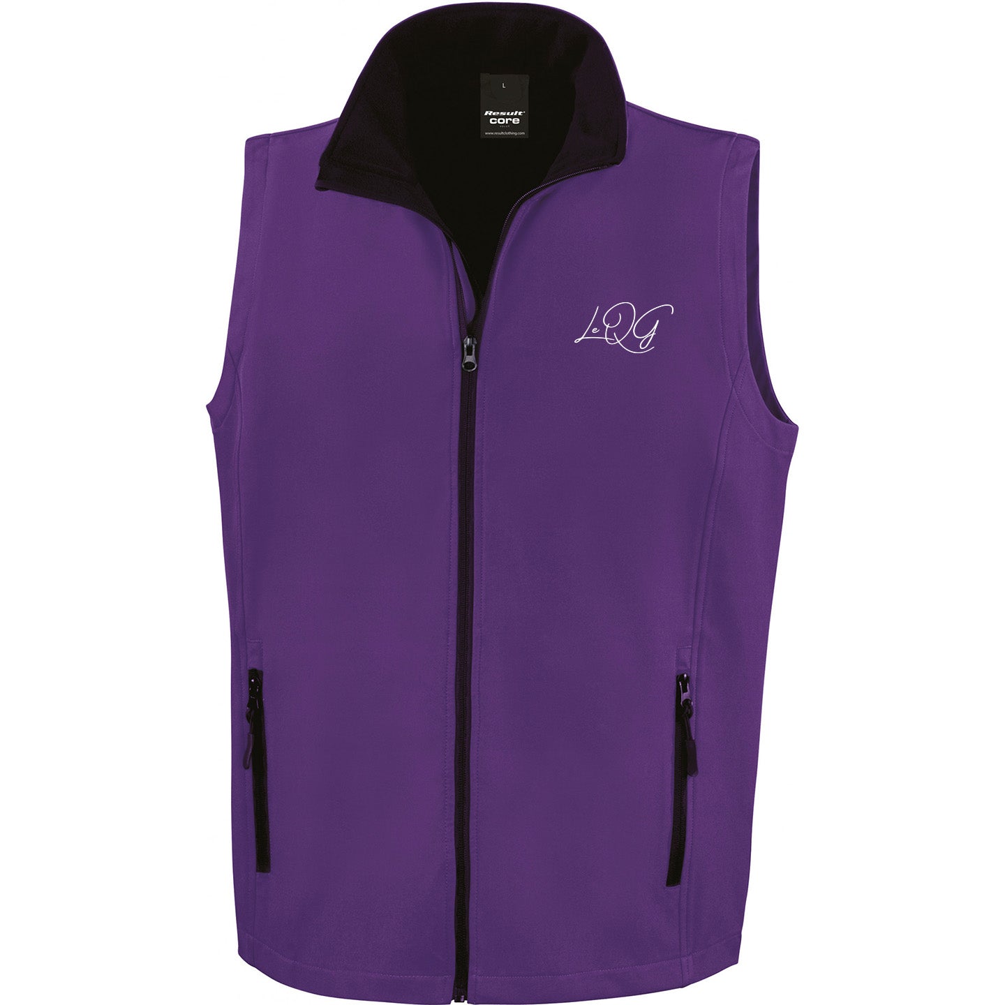 Le QG - Saint Pargoire - Gilet sans manche - Floqué Coeur et Dos