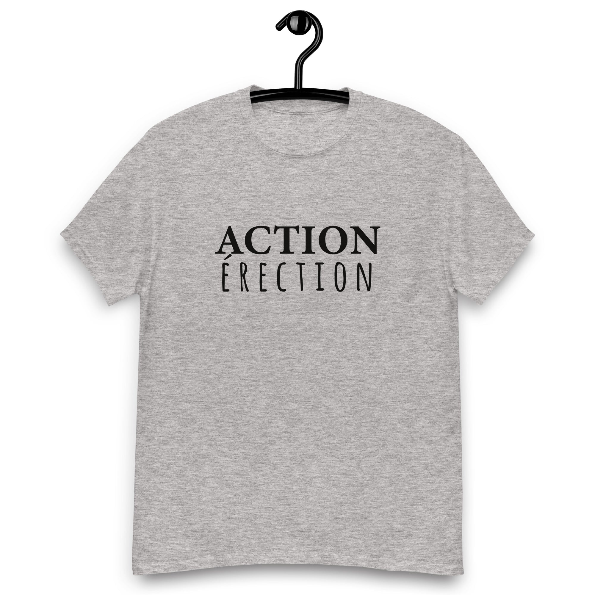 action-erection-tshirt-personnalise-drole-gris-chine