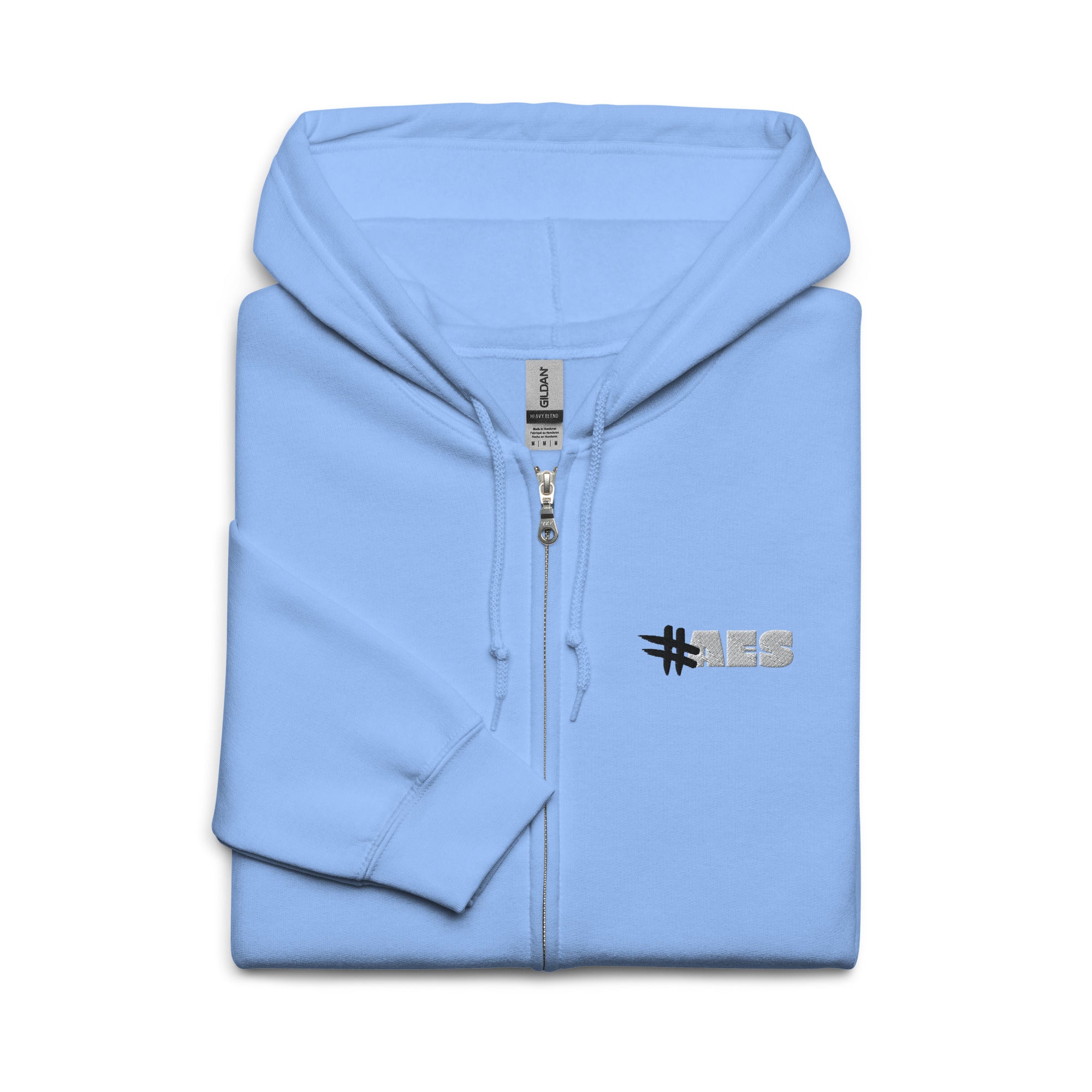 aes-accompagnant-educatif-social-lolo-le-soignant-sweat-zippe-brode-bleur-clair-blanc