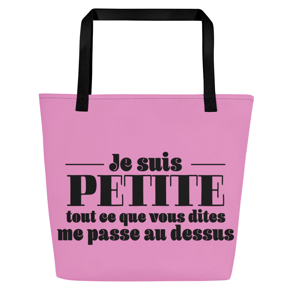 Je suis petite - Tote bag large all over