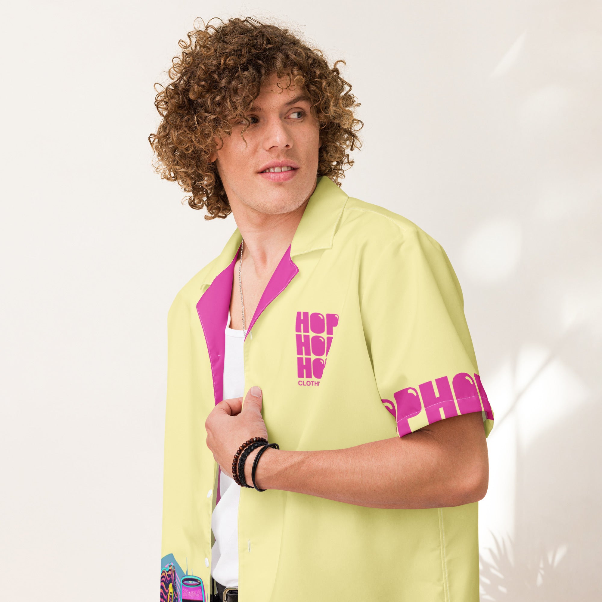 Hop Hop Hop - DVS - Ganesh Goes Vinas - Chemise à boutons unisexe