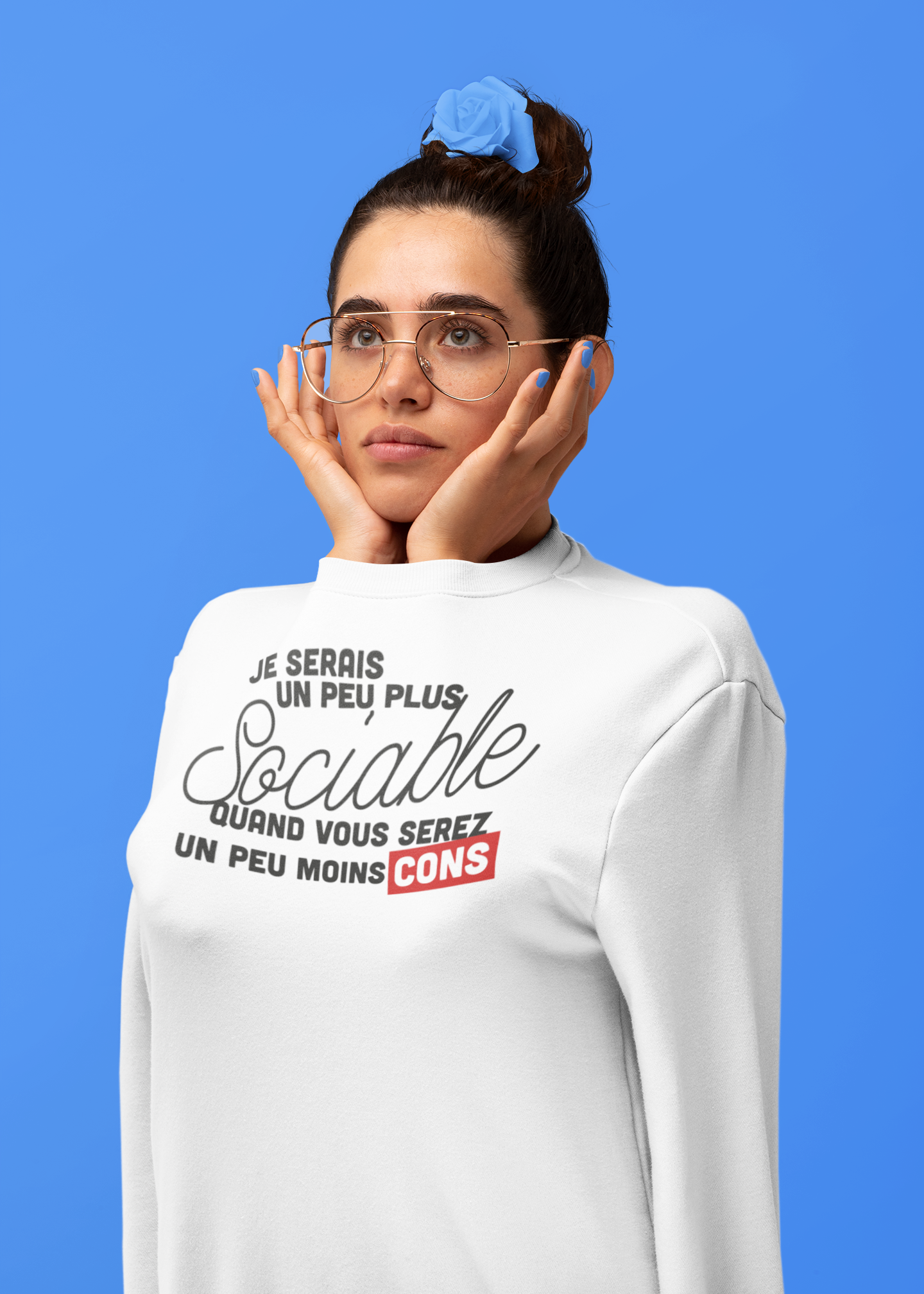 Sociable - Sweatshirt premium unisexe