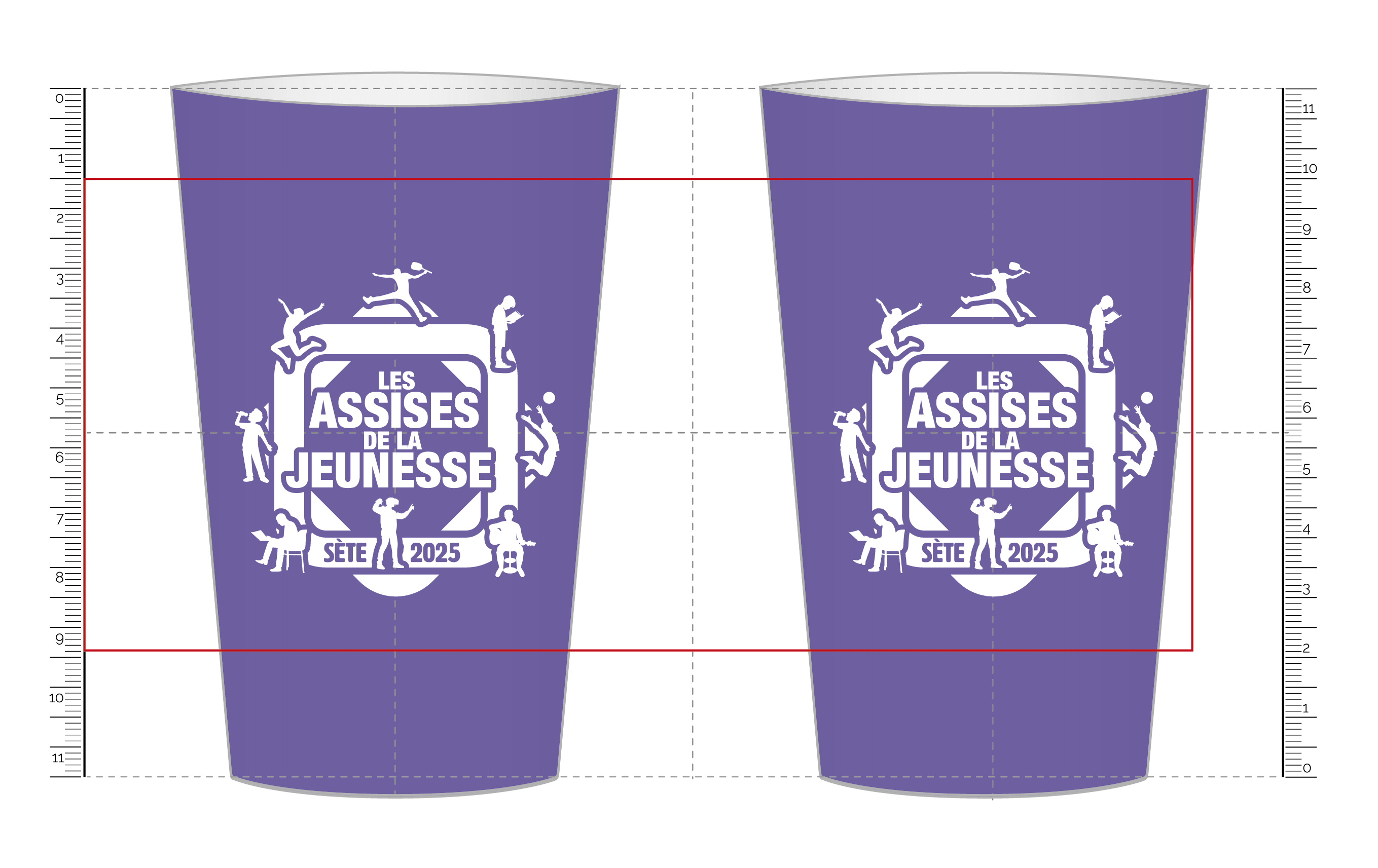 Les Assises de la Jeunesse - Gobelets réutilisable 25 cl