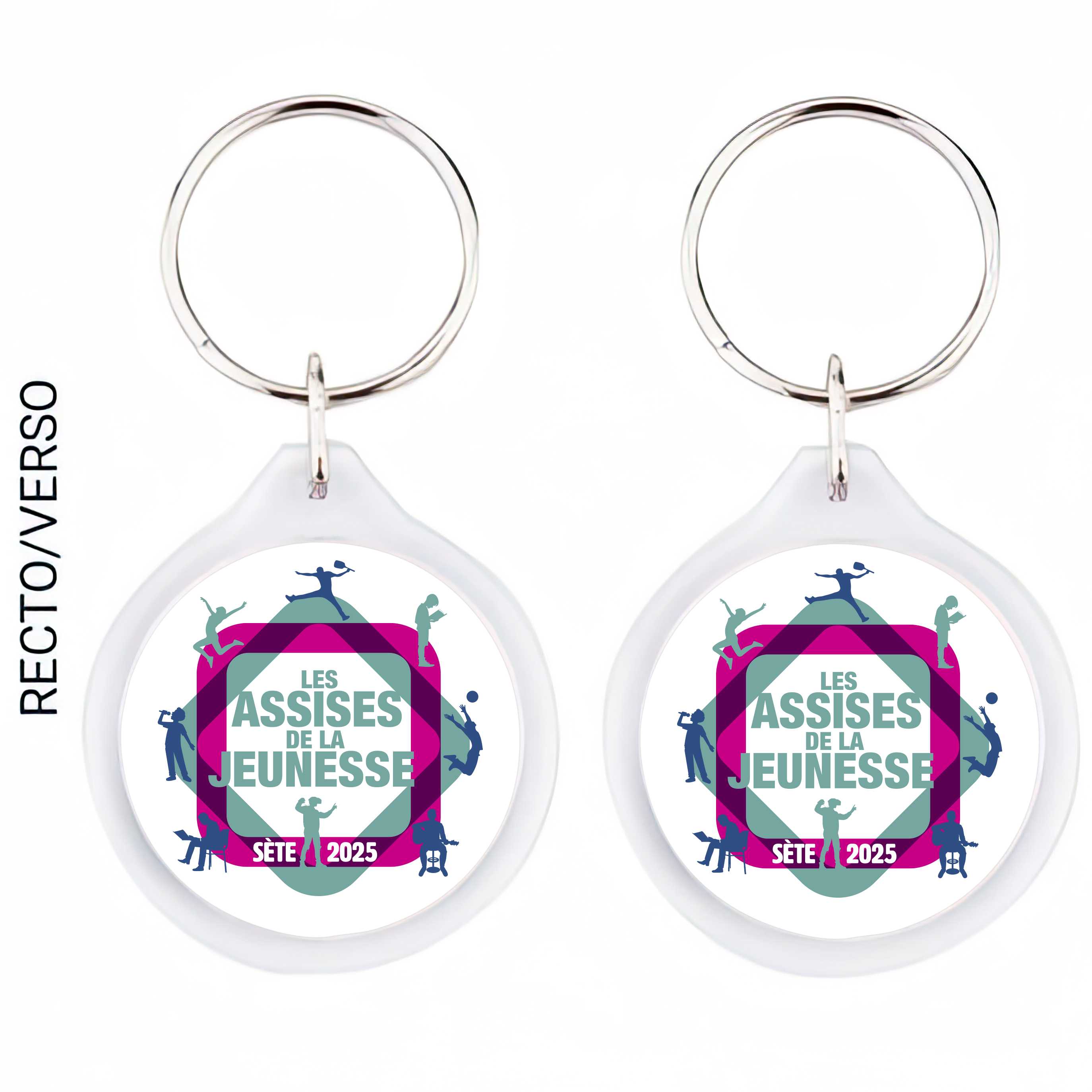 Les Assises de la Jeunesse - Porte-Clé Plastique