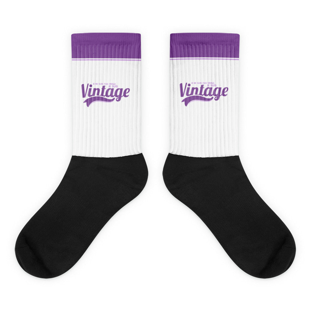 Je suis pas vieille, je suis vintage - Chaussettes
