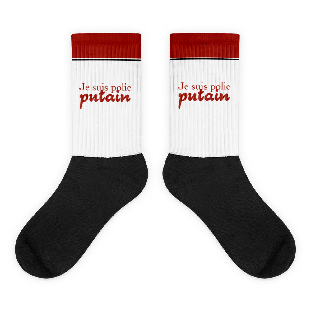 Je suis polie - Chaussettes
