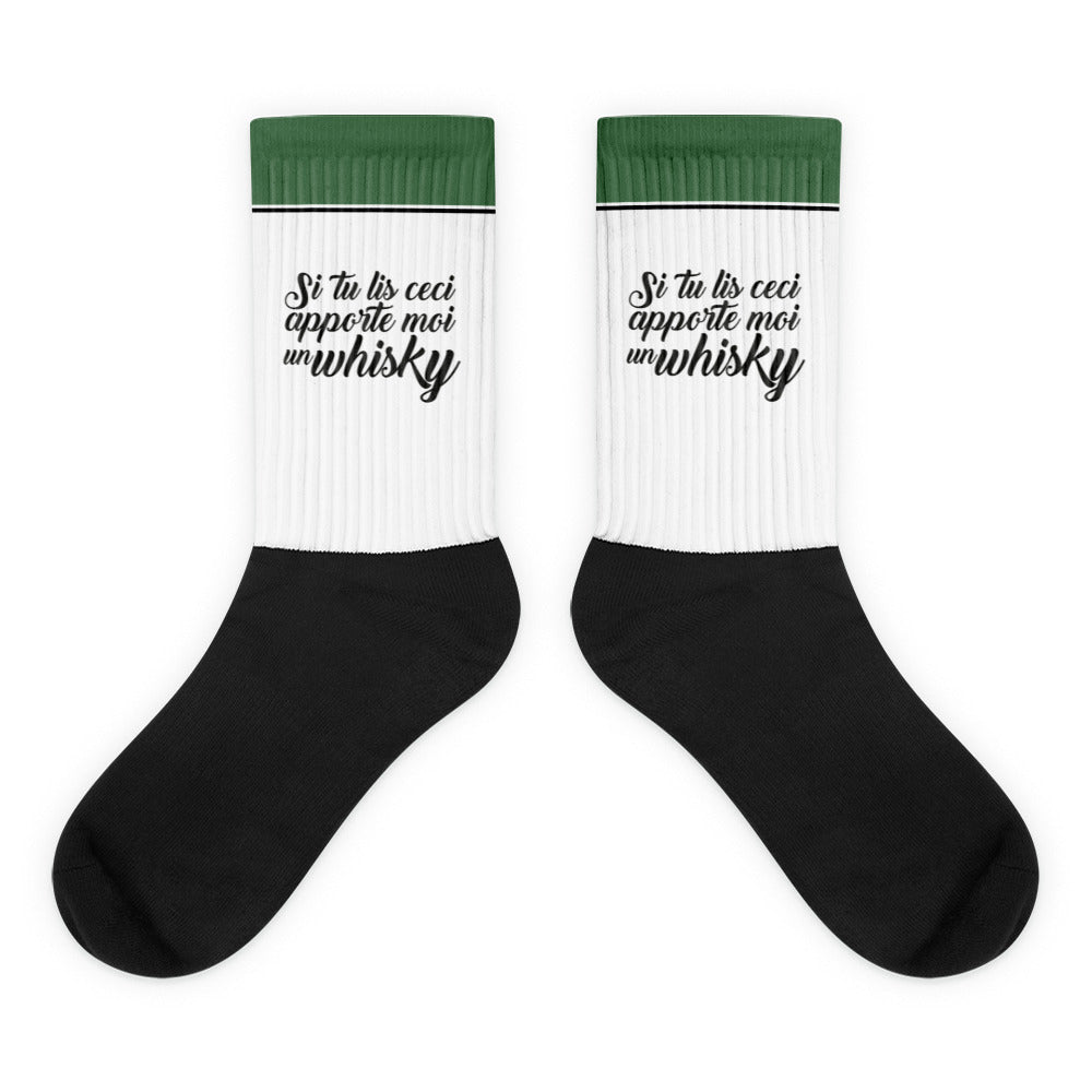 Si tu lis ceci apporte moi un whisky - Chaussettes