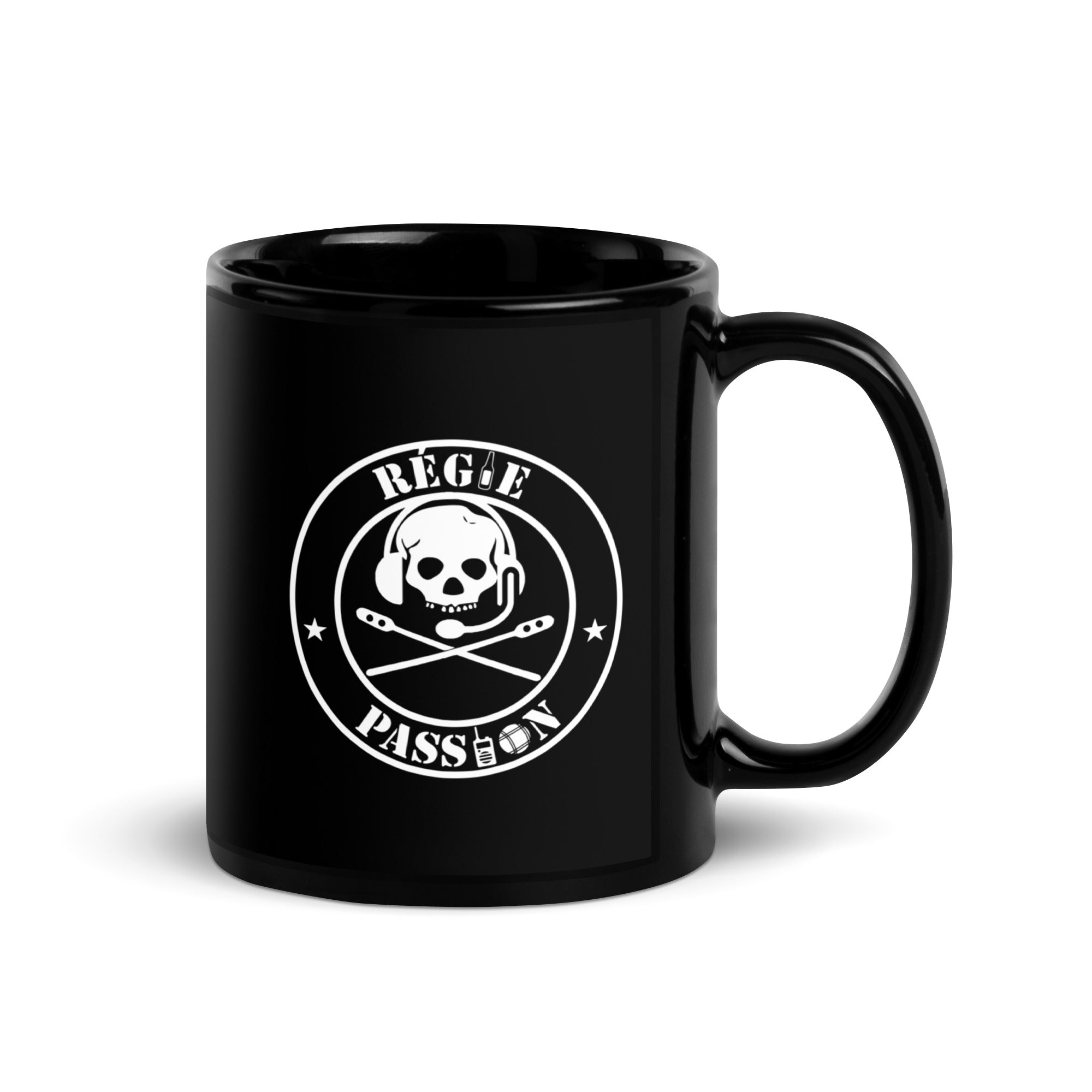 Régie Passion - Mug brillant noir