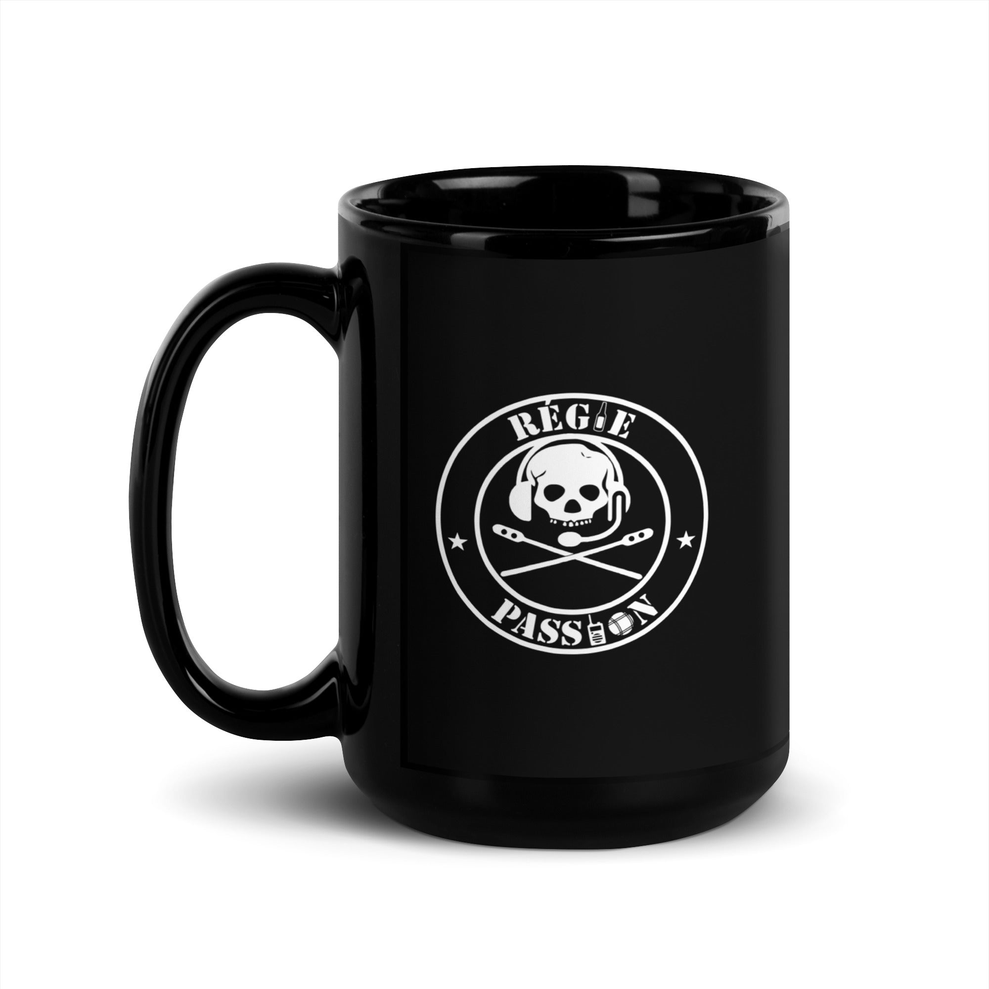 Régie Passion - Mug brillant noir