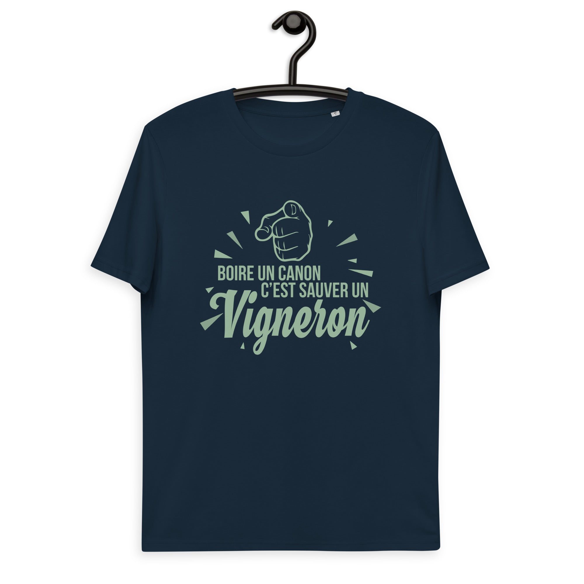 boire-un-canon-sauver-un-vigneron-tshirt-coton-bio-navy-vert