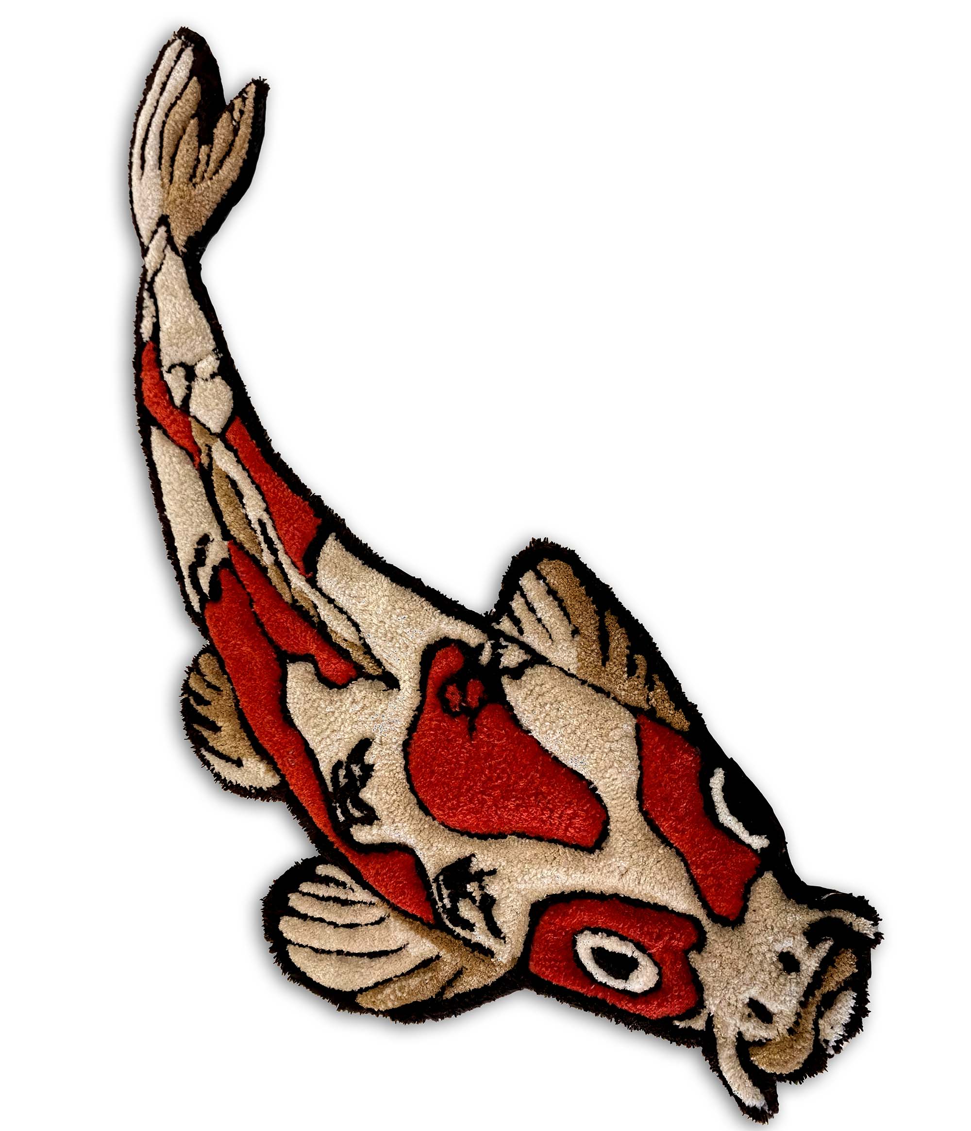 Ma Koï - Tapis décoratif en tufting