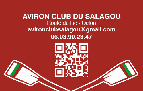 ACS Aviron - Carte de visite 85x54mm