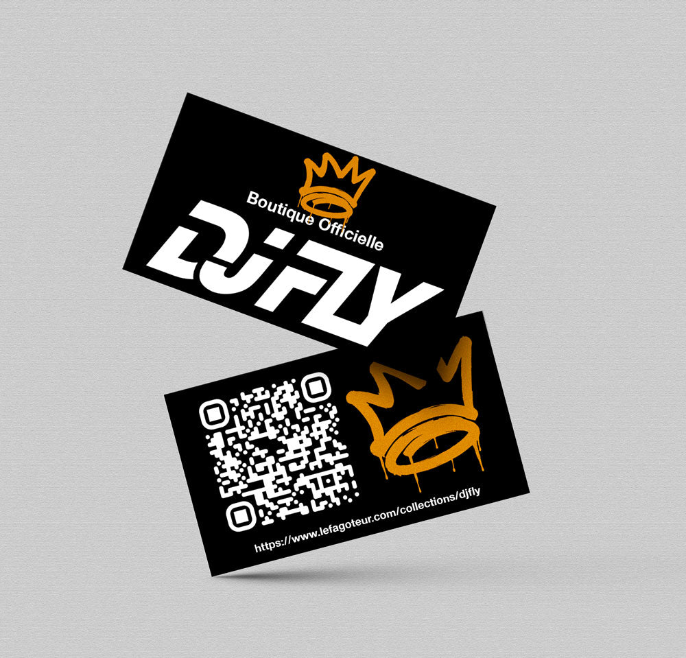 DJ Fly Pro - Carte de visite 85x54mm