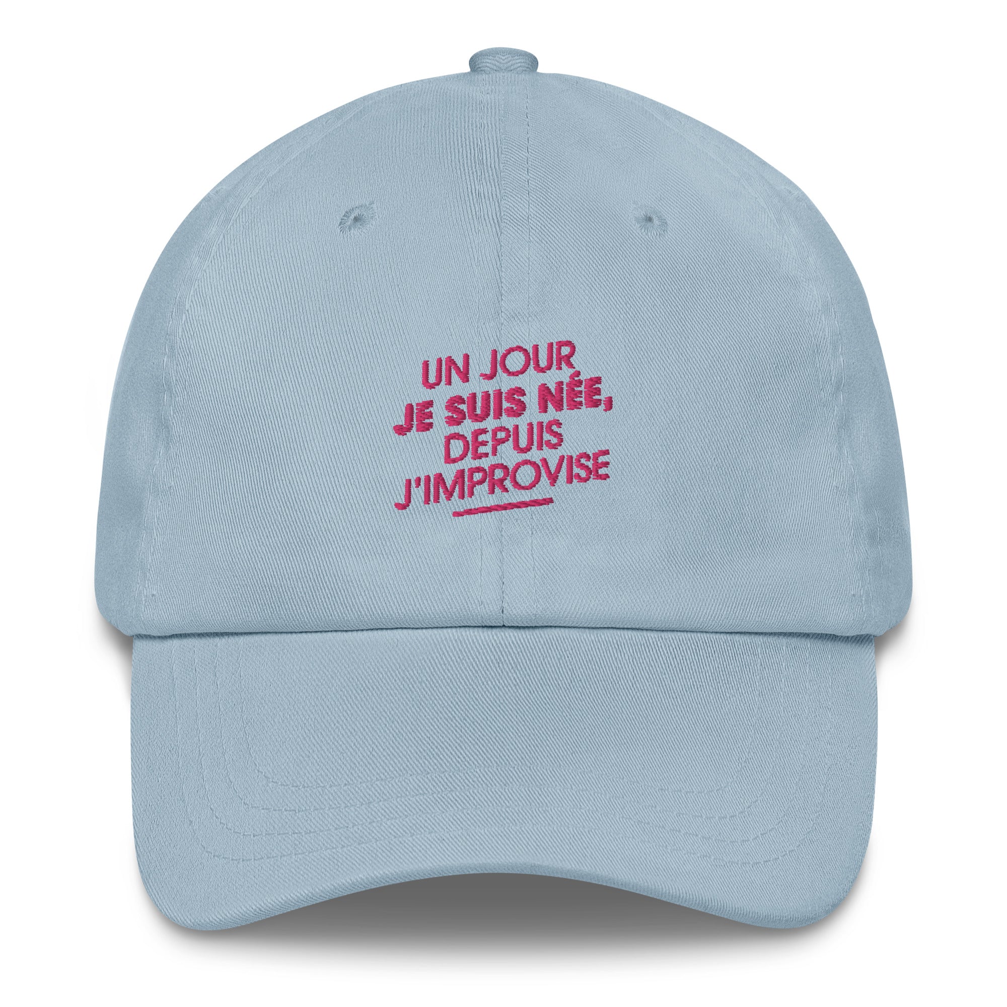 Un jour je suis née - casquette brodée