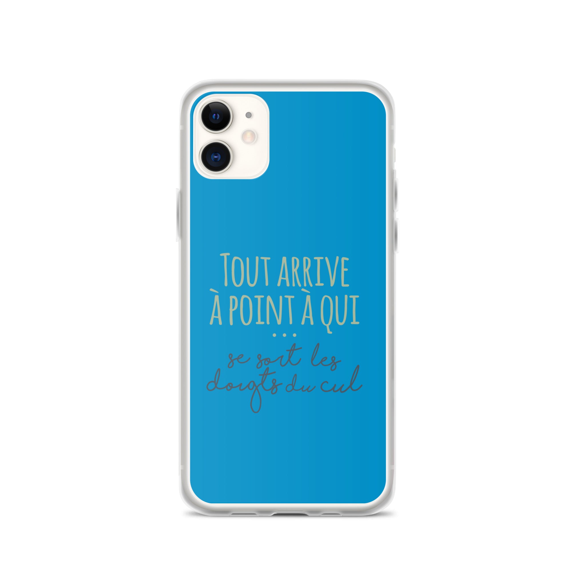 Tout arrive à point à qui se sort les doigts du cul - Coque pour iPhone®