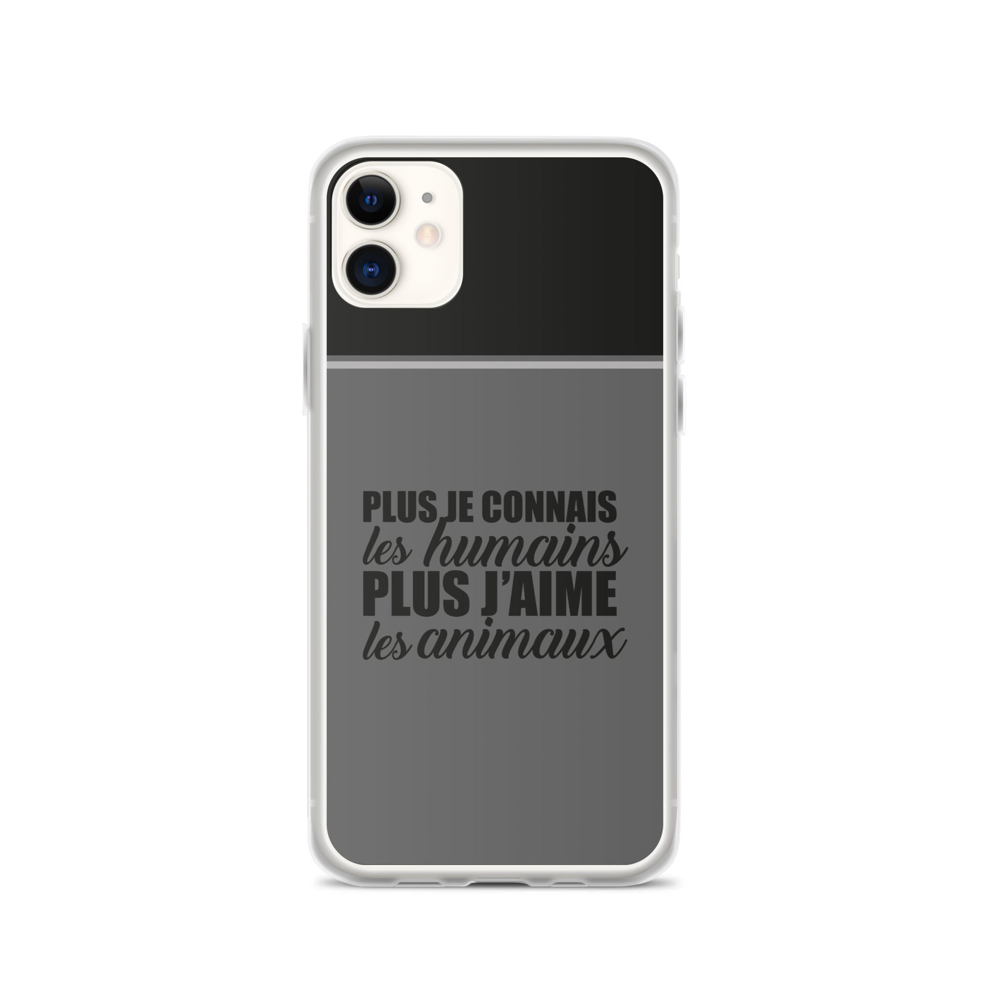 Plus je connais les humains - Coque pour iPhone®