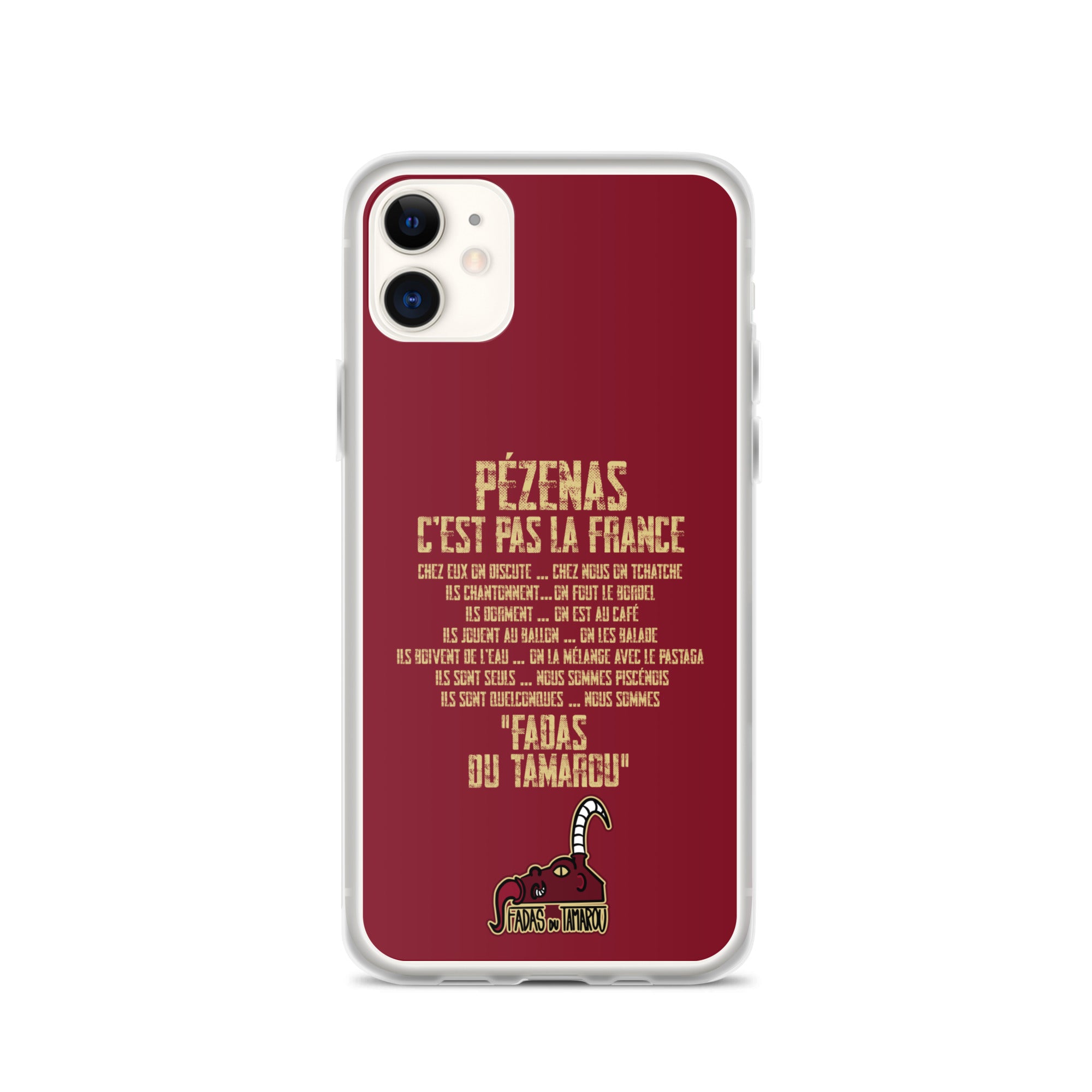 Fadas du Tamarou - Coque pour iPhone® rouge
