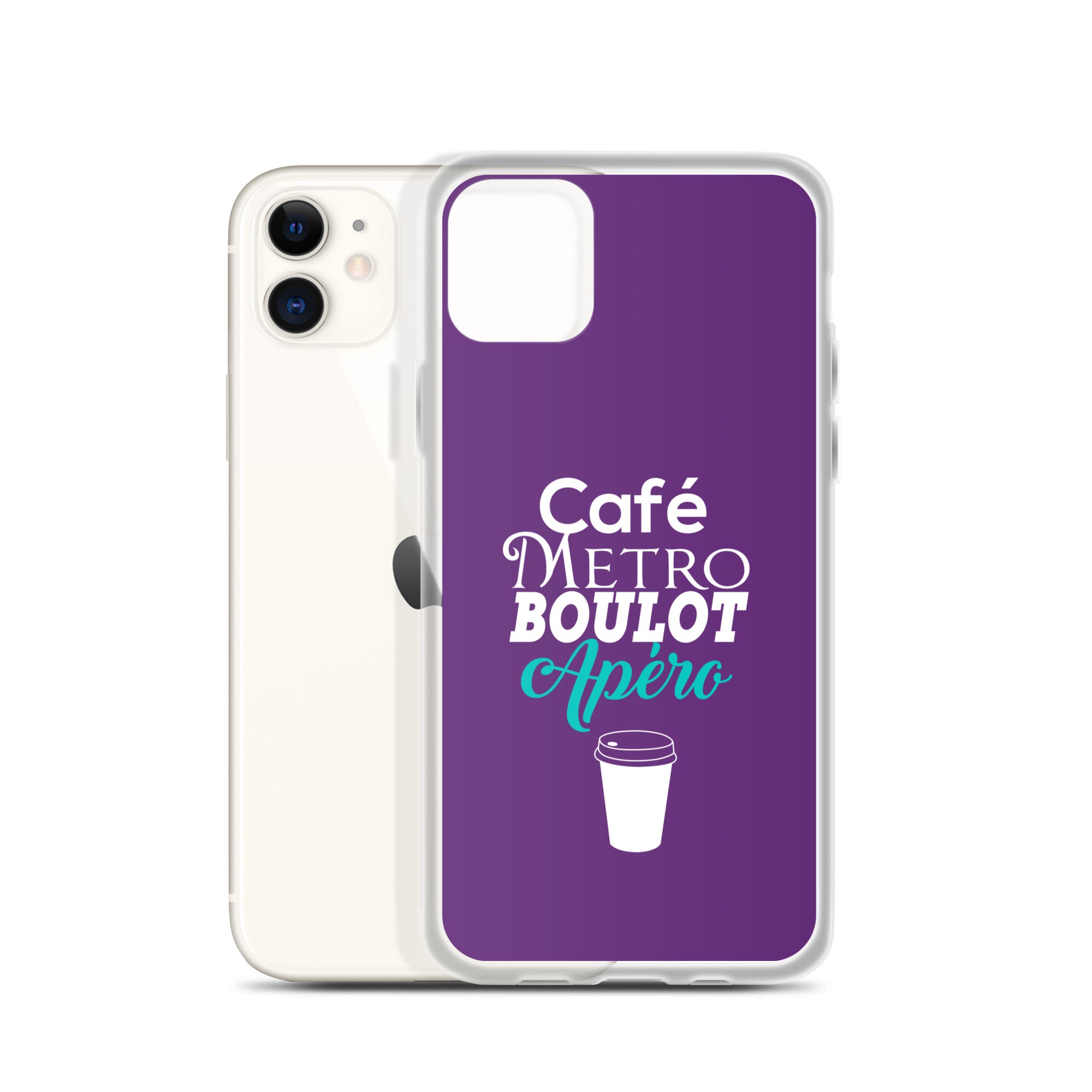 Café Métro Boulot Apéro - Coque pour iPhone®
