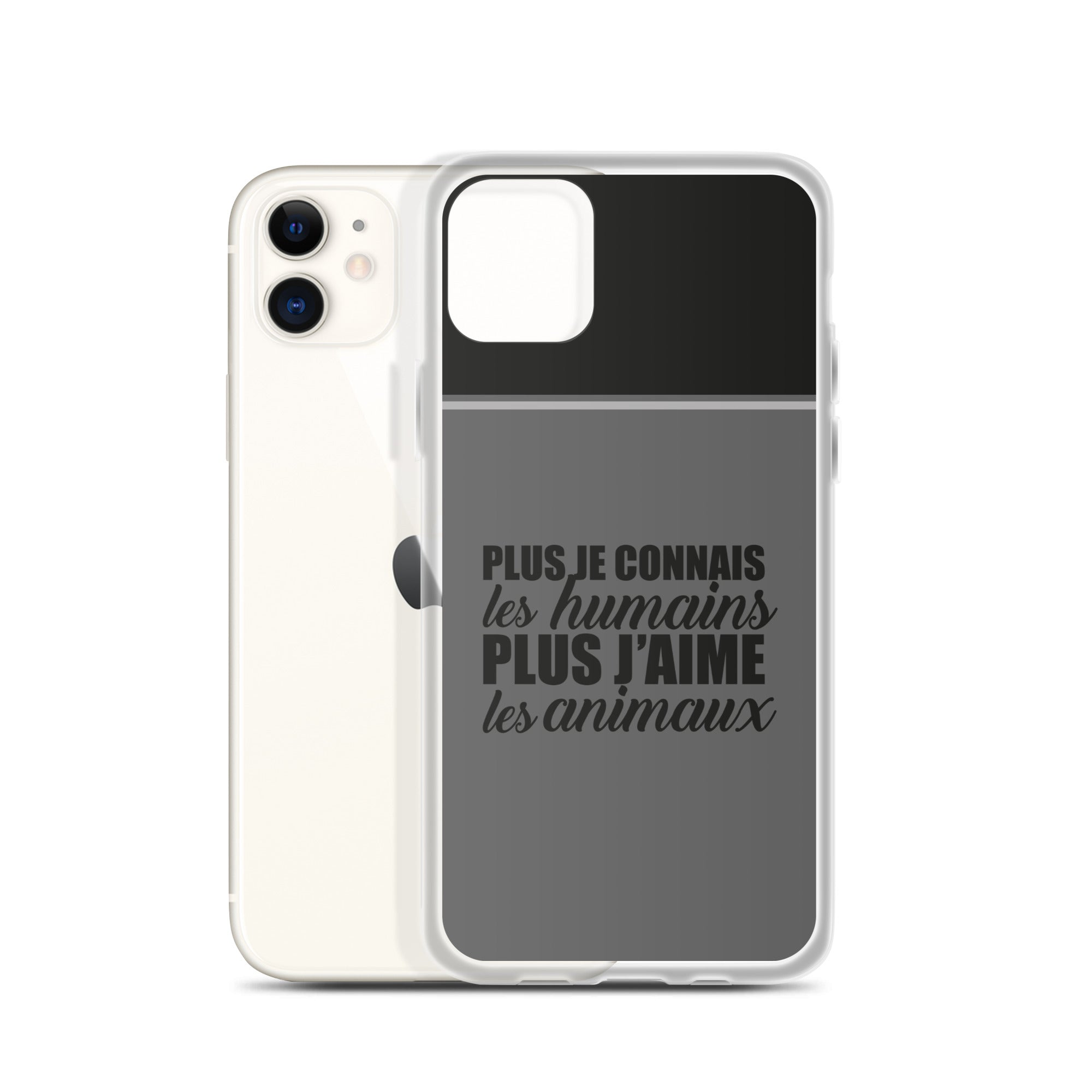 Plus je connais les humains - Coque pour iPhone®