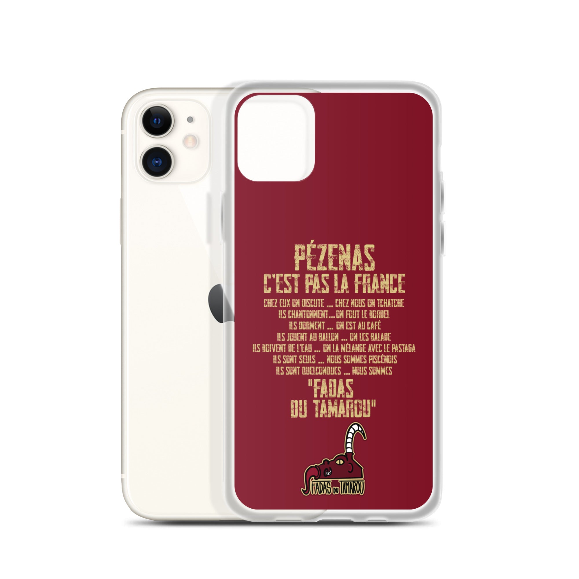 Fadas du Tamarou - Coque pour iPhone® rouge