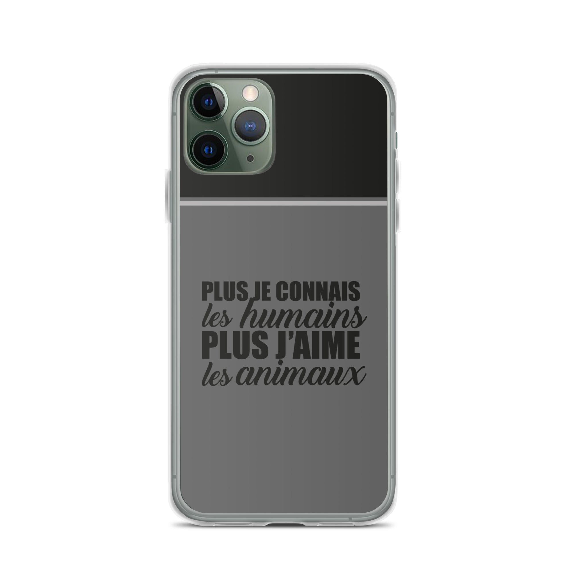 Plus je connais les humains - Coque pour iPhone®