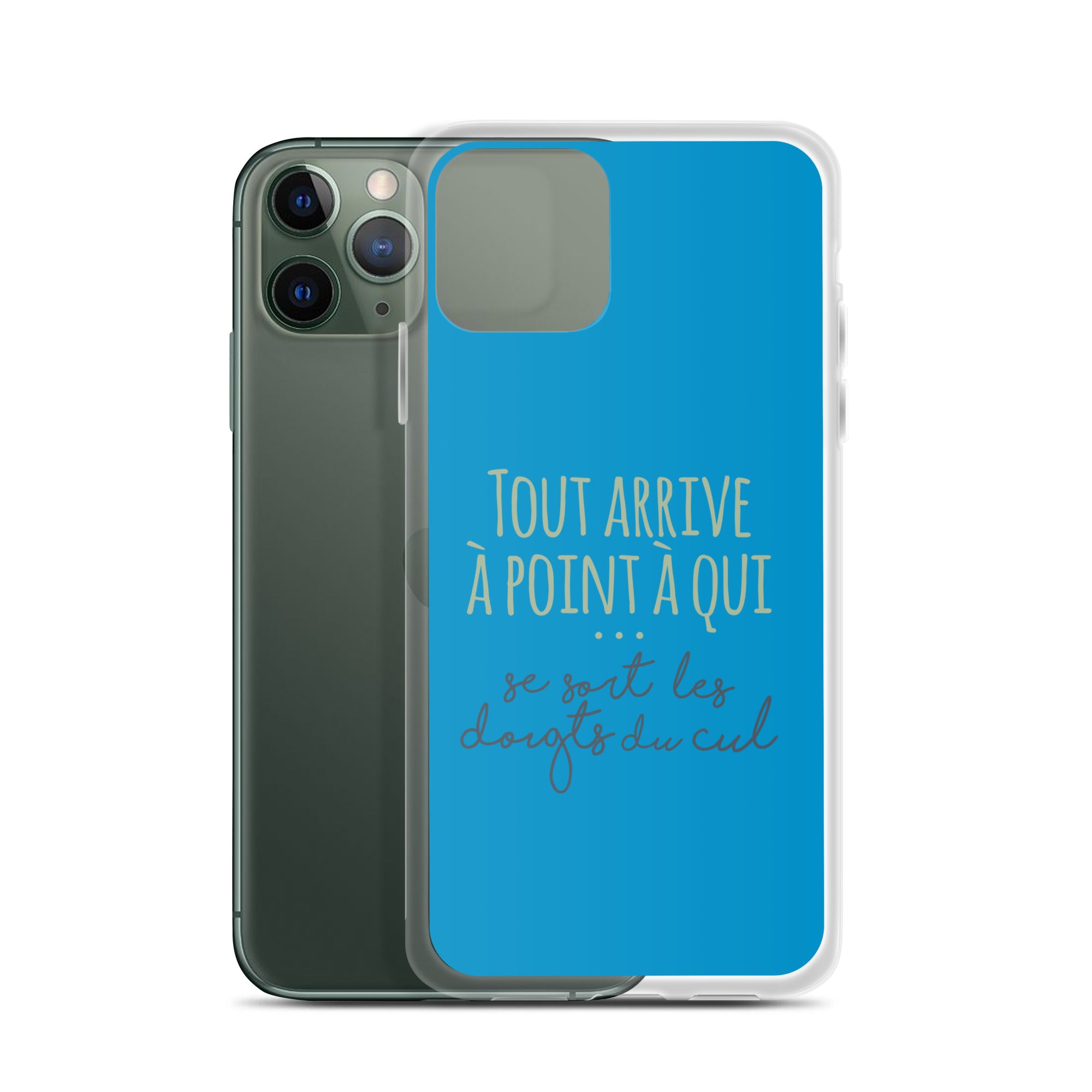Tout arrive à point à qui se sort les doigts du cul - Coque pour iPhone®