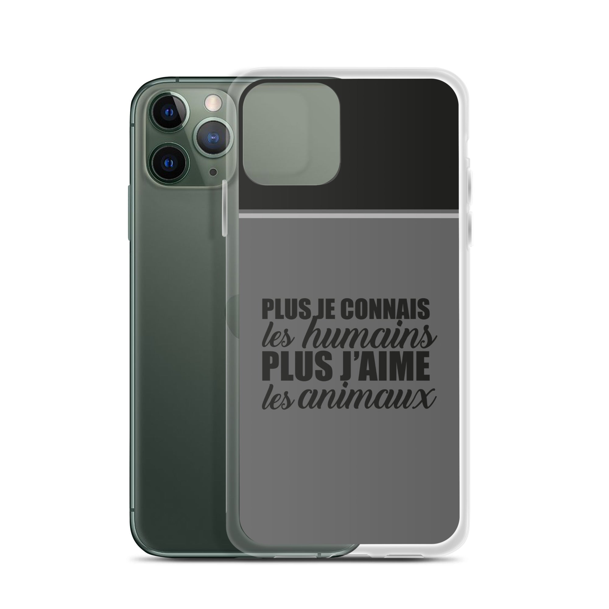 Plus je connais les humains - Coque pour iPhone®