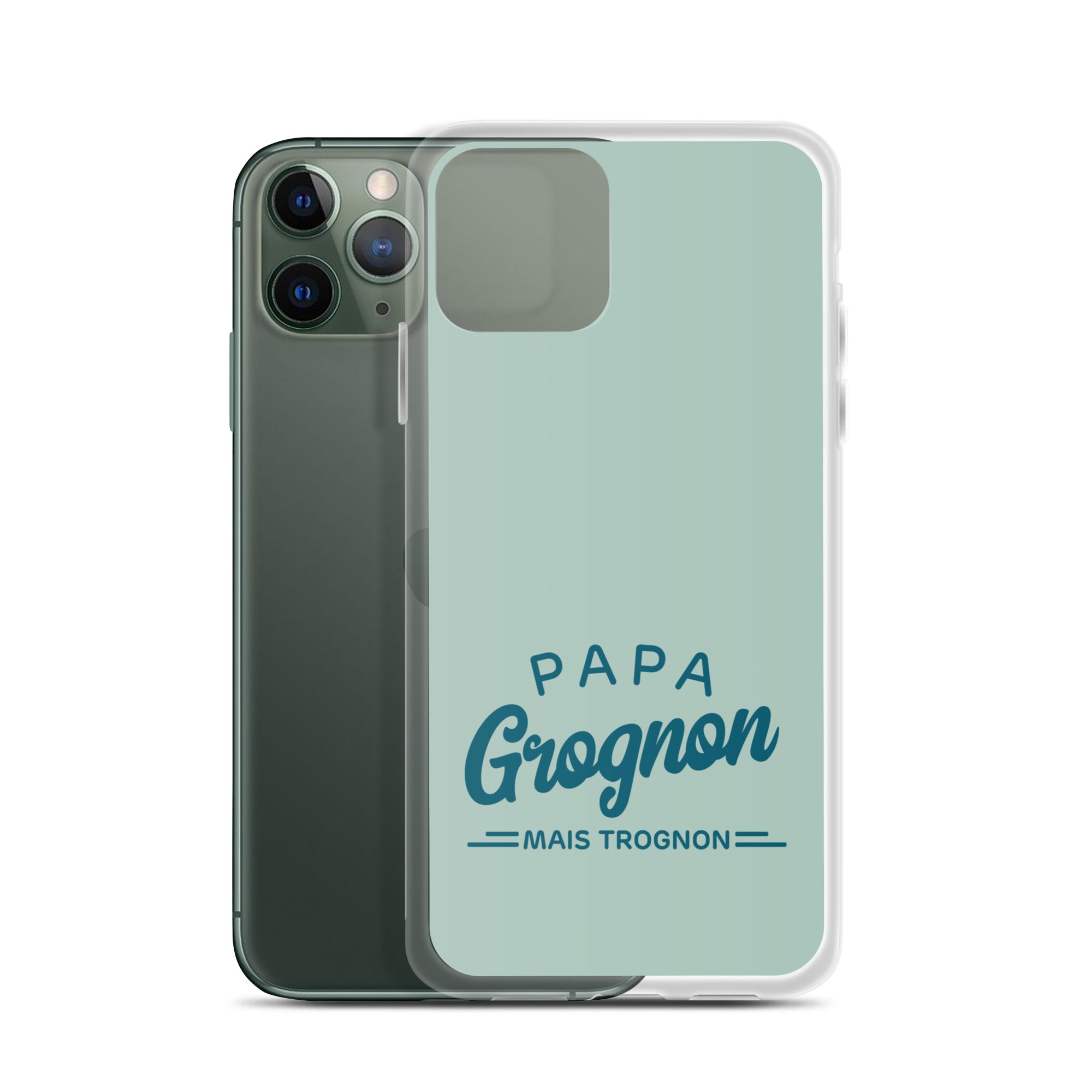 Papa grognon mais trognon - Coque pour iPhone®