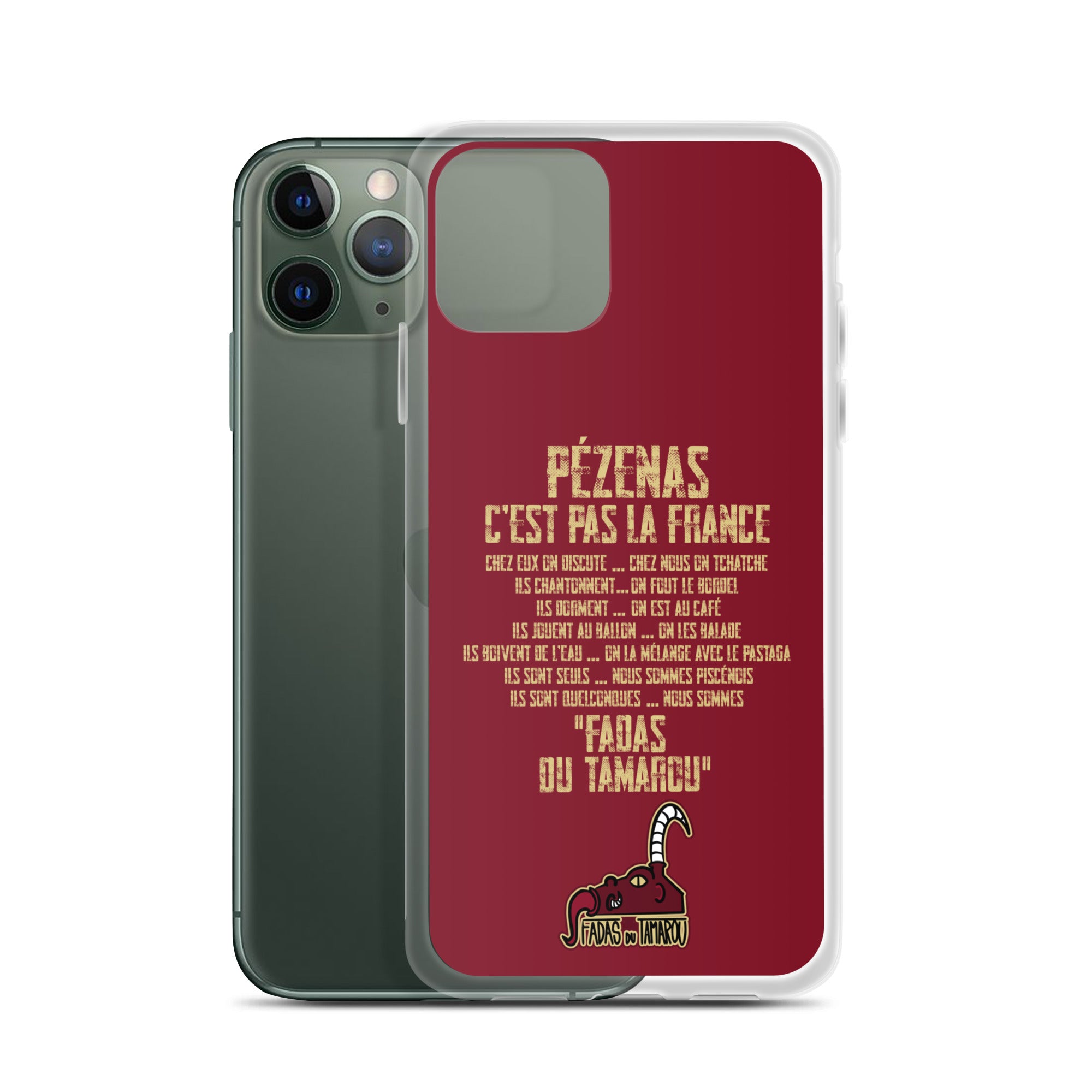 Fadas du Tamarou - Coque pour iPhone® rouge