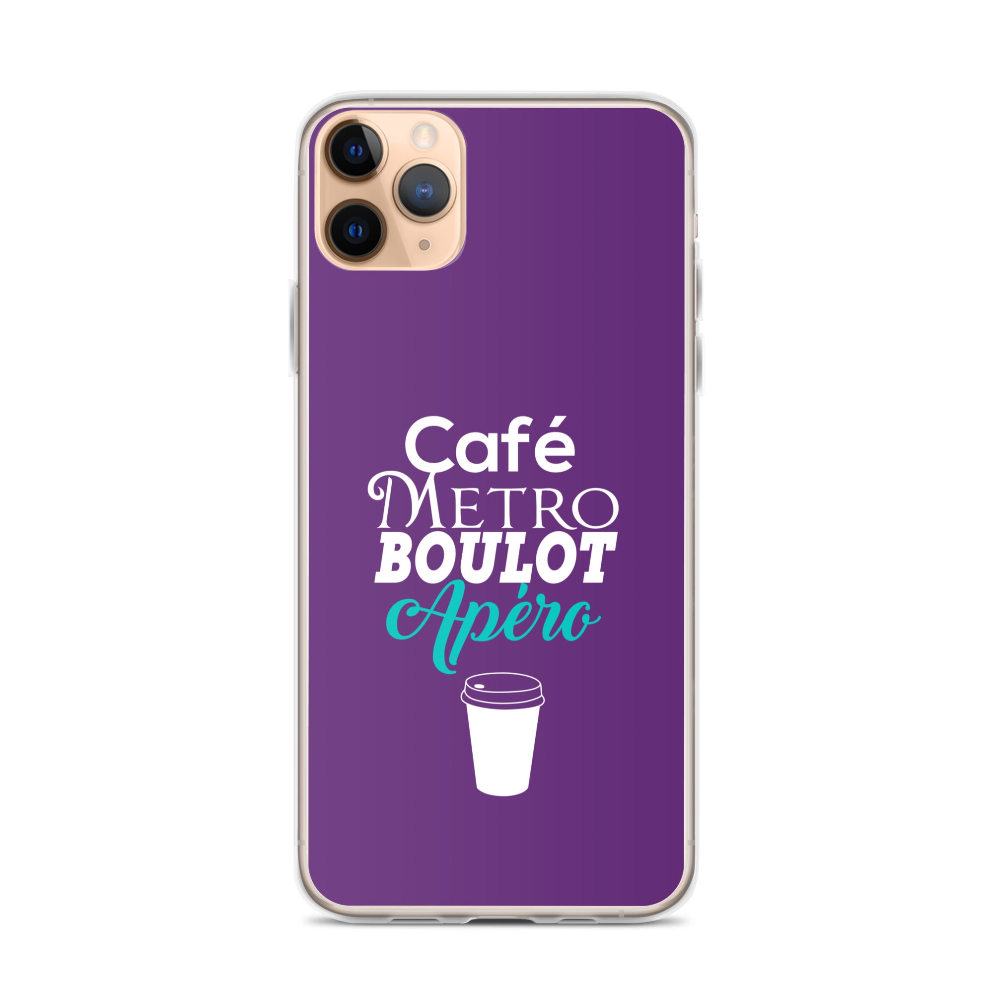 Café Métro Boulot Apéro - Coque pour iPhone®