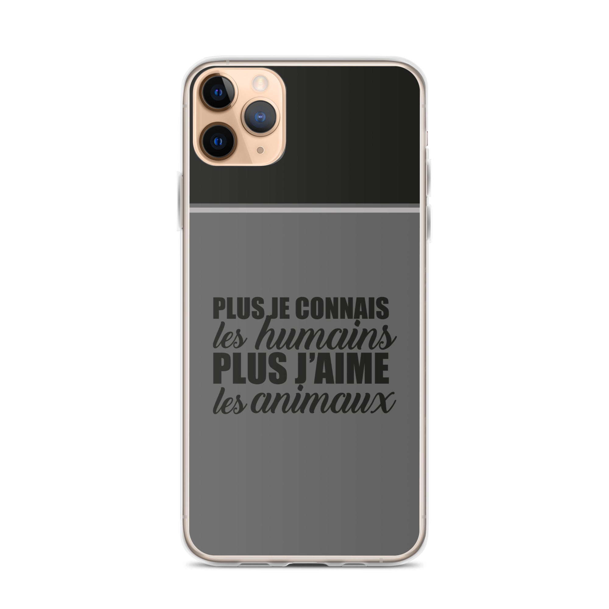 Plus je connais les humains - Coque pour iPhone®