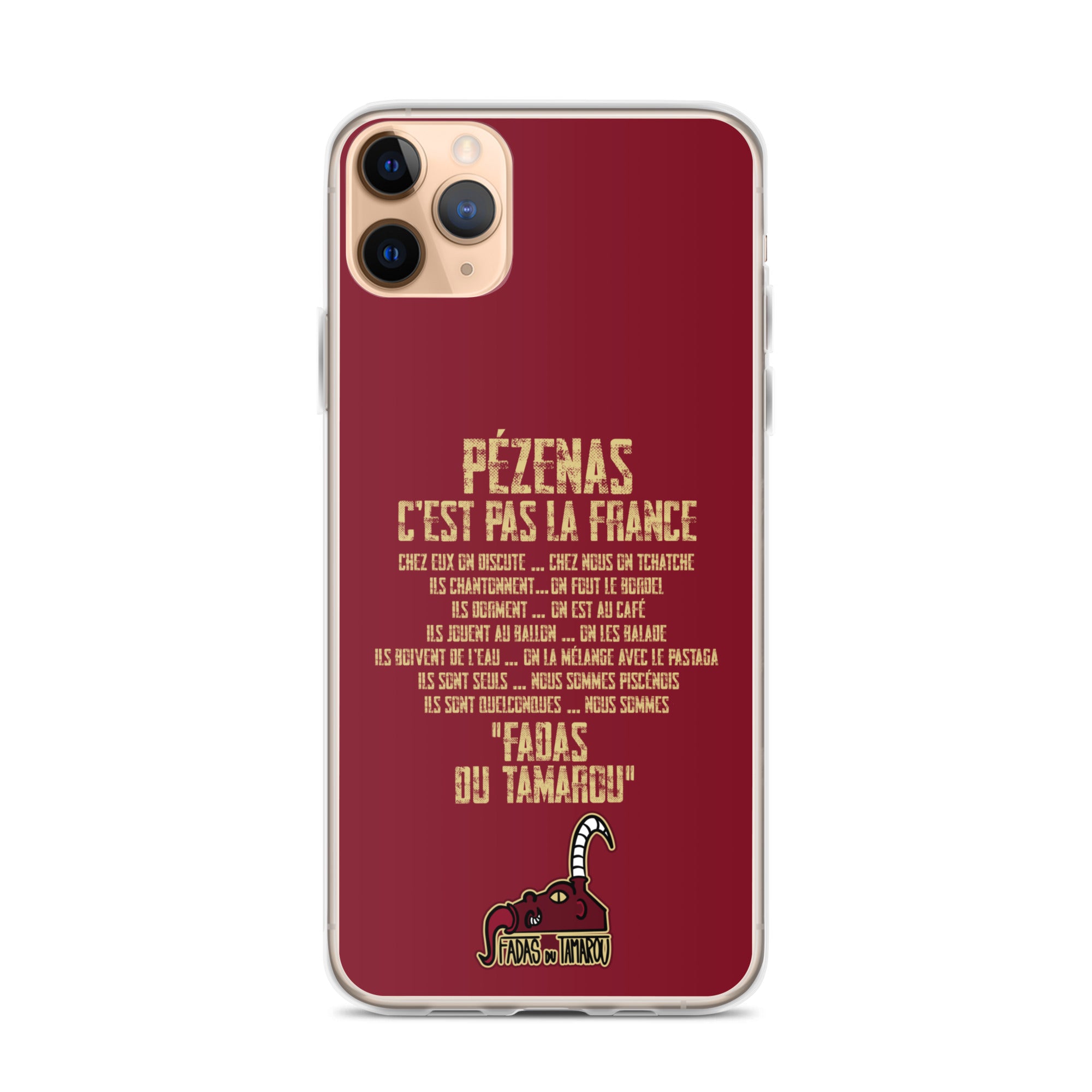 Fadas du Tamarou - Coque pour iPhone® rouge