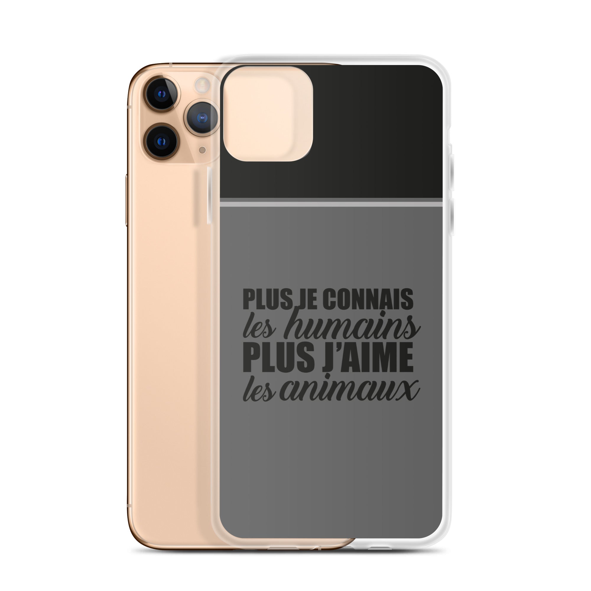 Plus je connais les humains - Coque pour iPhone®