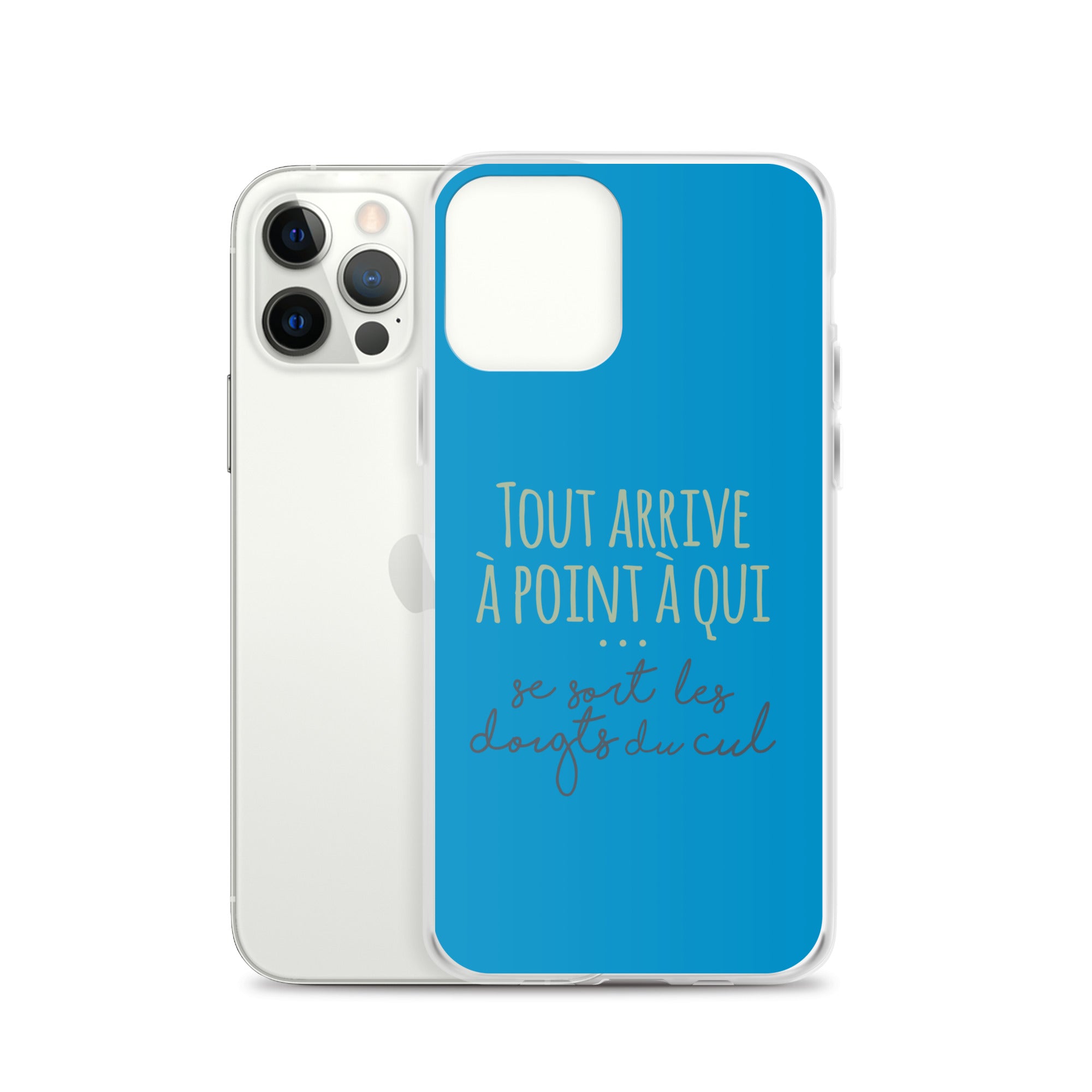Tout arrive à point à qui se sort les doigts du cul - Coque pour iPhone®