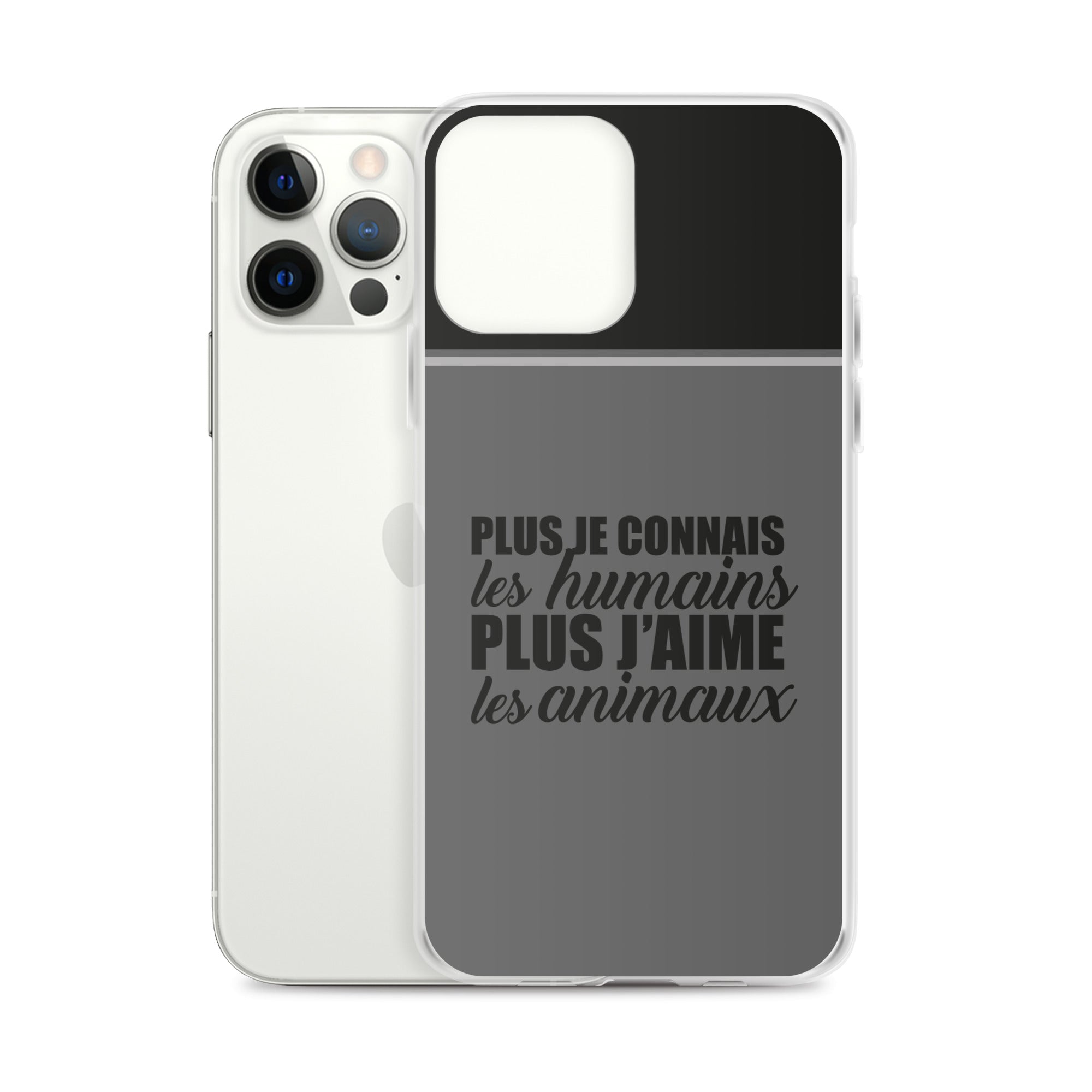 Plus je connais les humains - Coque pour iPhone®