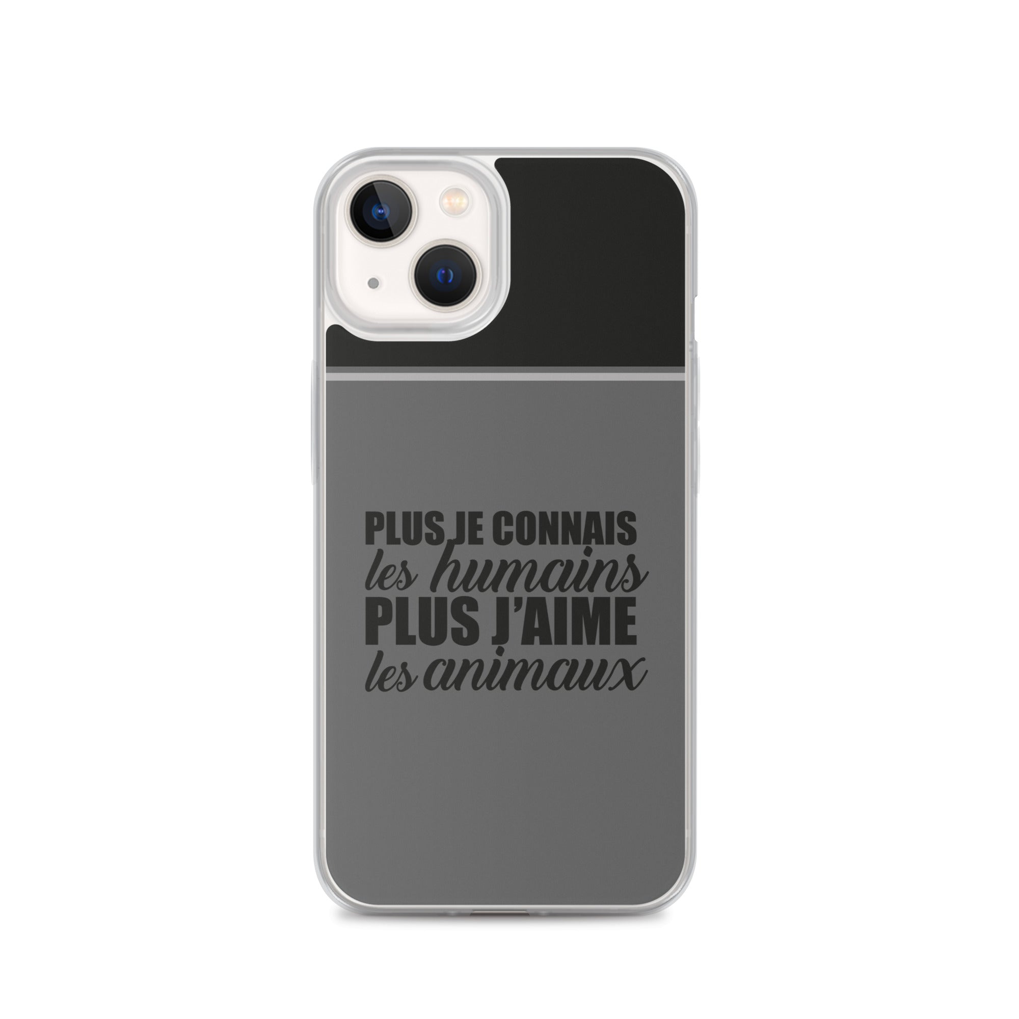 Plus je connais les humains - Coque pour iPhone®
