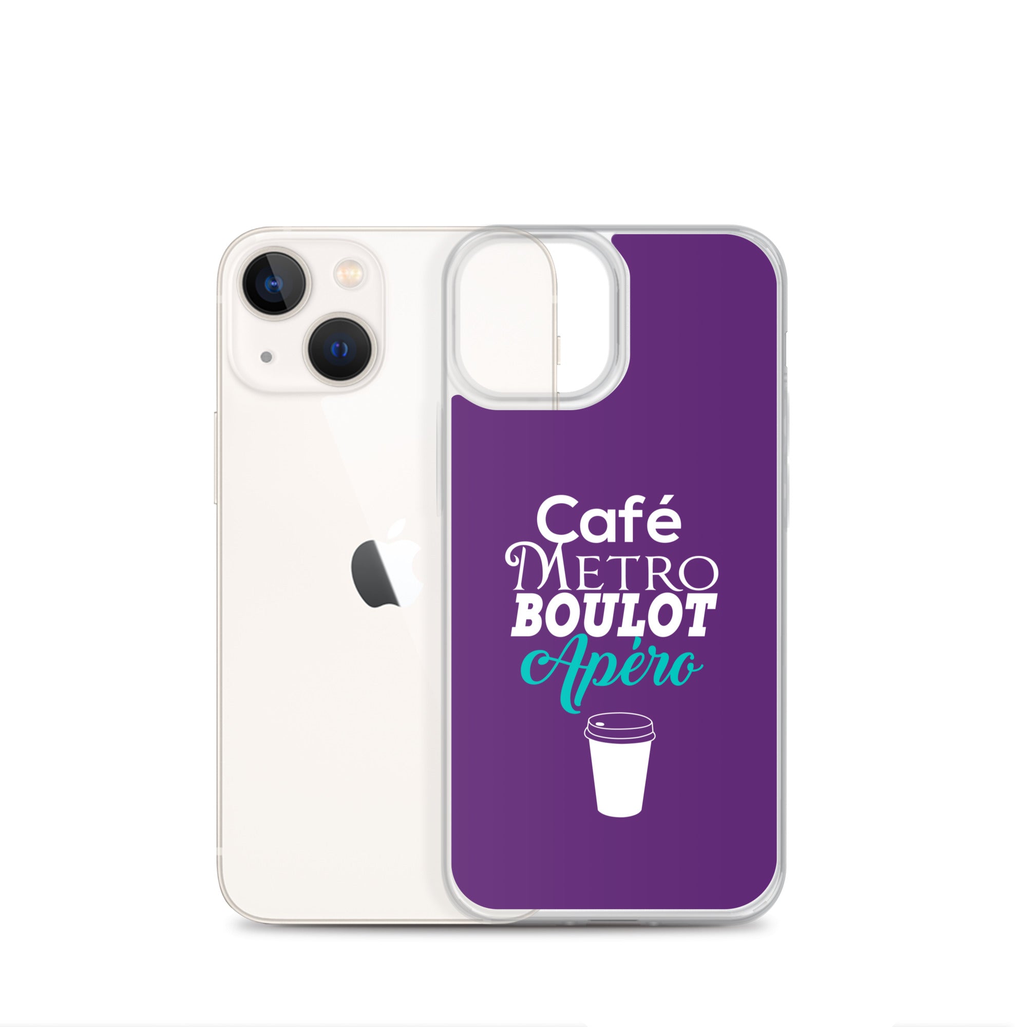 Café Métro Boulot Apéro - Coque pour iPhone®
