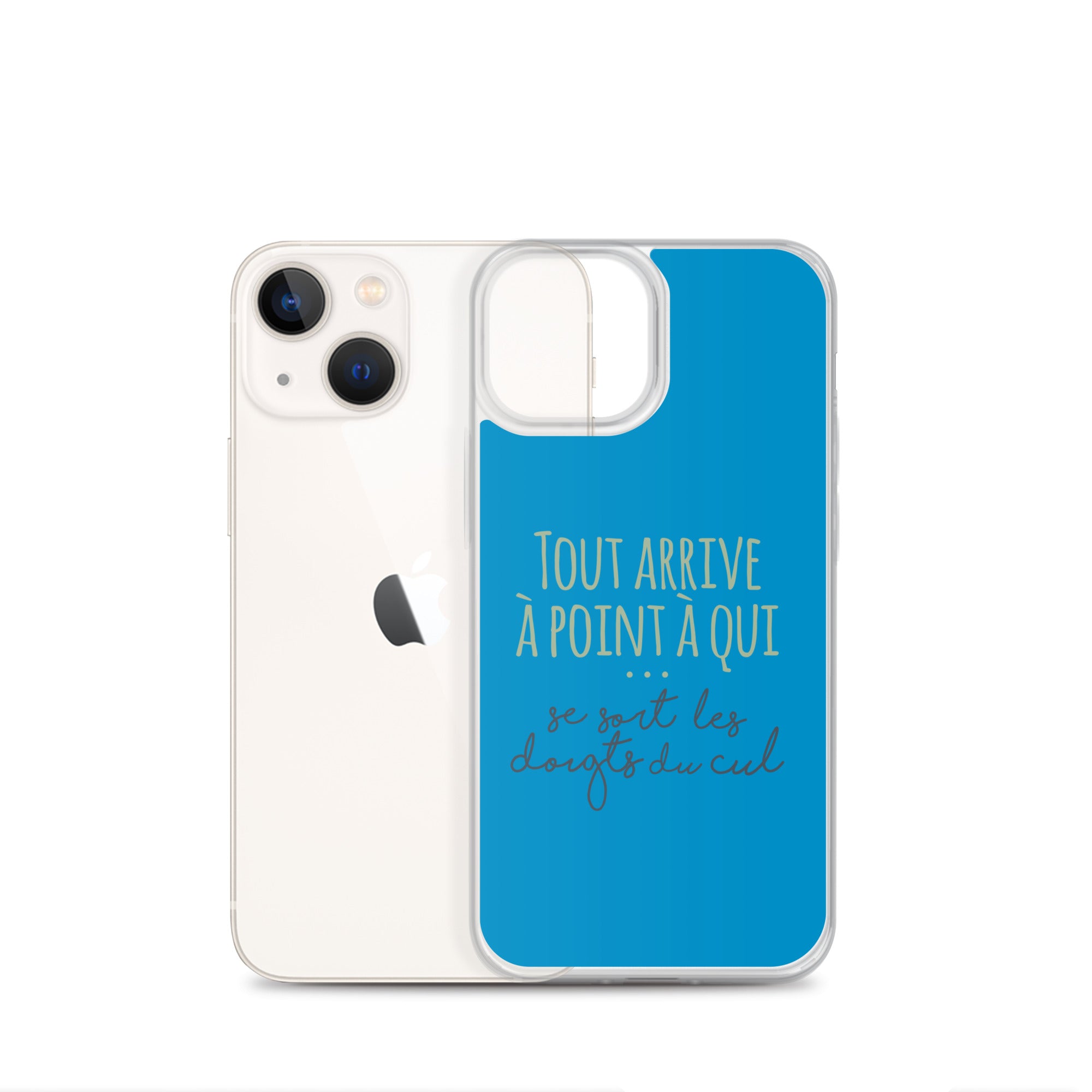 Tout arrive à point à qui se sort les doigts du cul - Coque pour iPhone®