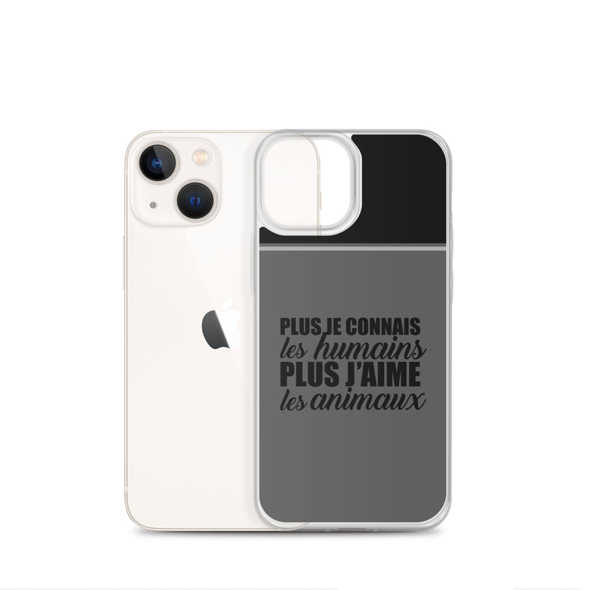Plus je connais les humains - Coque pour iPhone®
