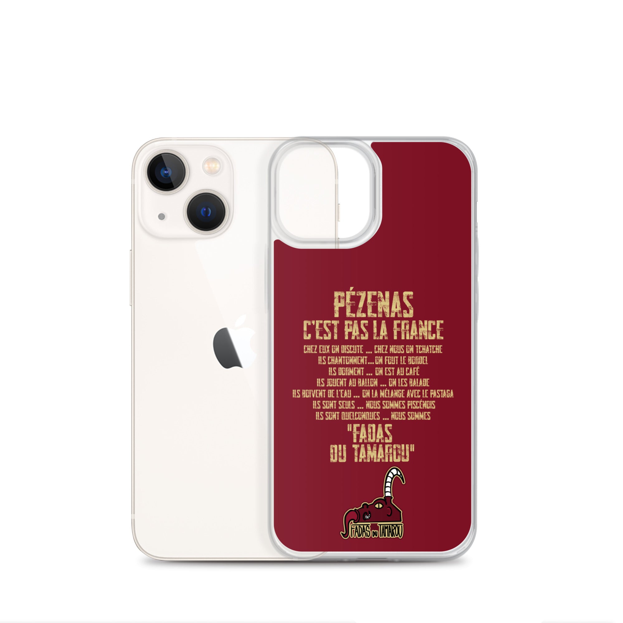 Fadas du Tamarou - Coque pour iPhone® rouge