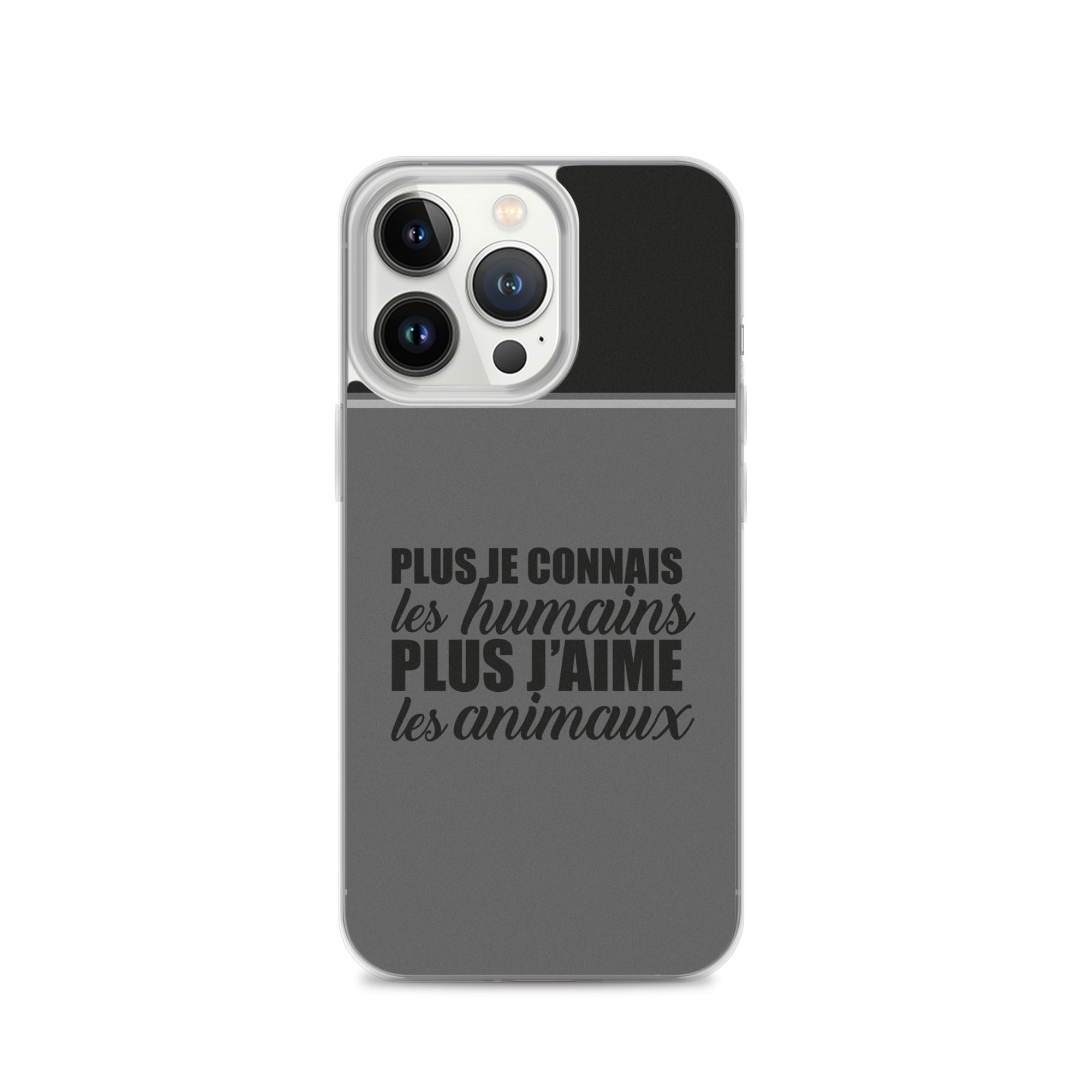 Plus je connais les humains - Coque pour iPhone®