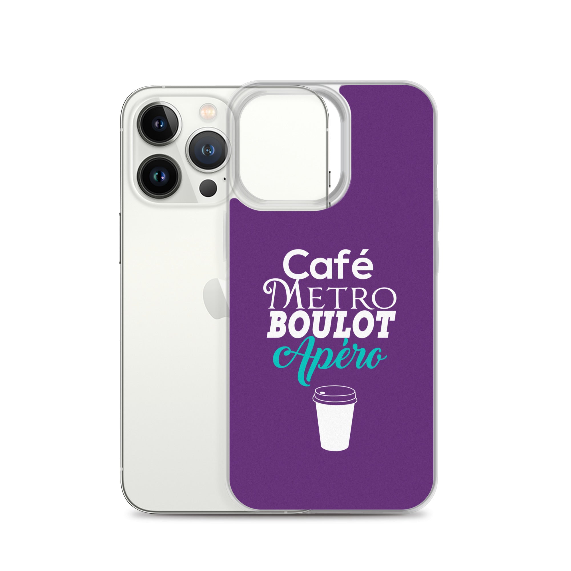 Café Métro Boulot Apéro - Coque pour iPhone®