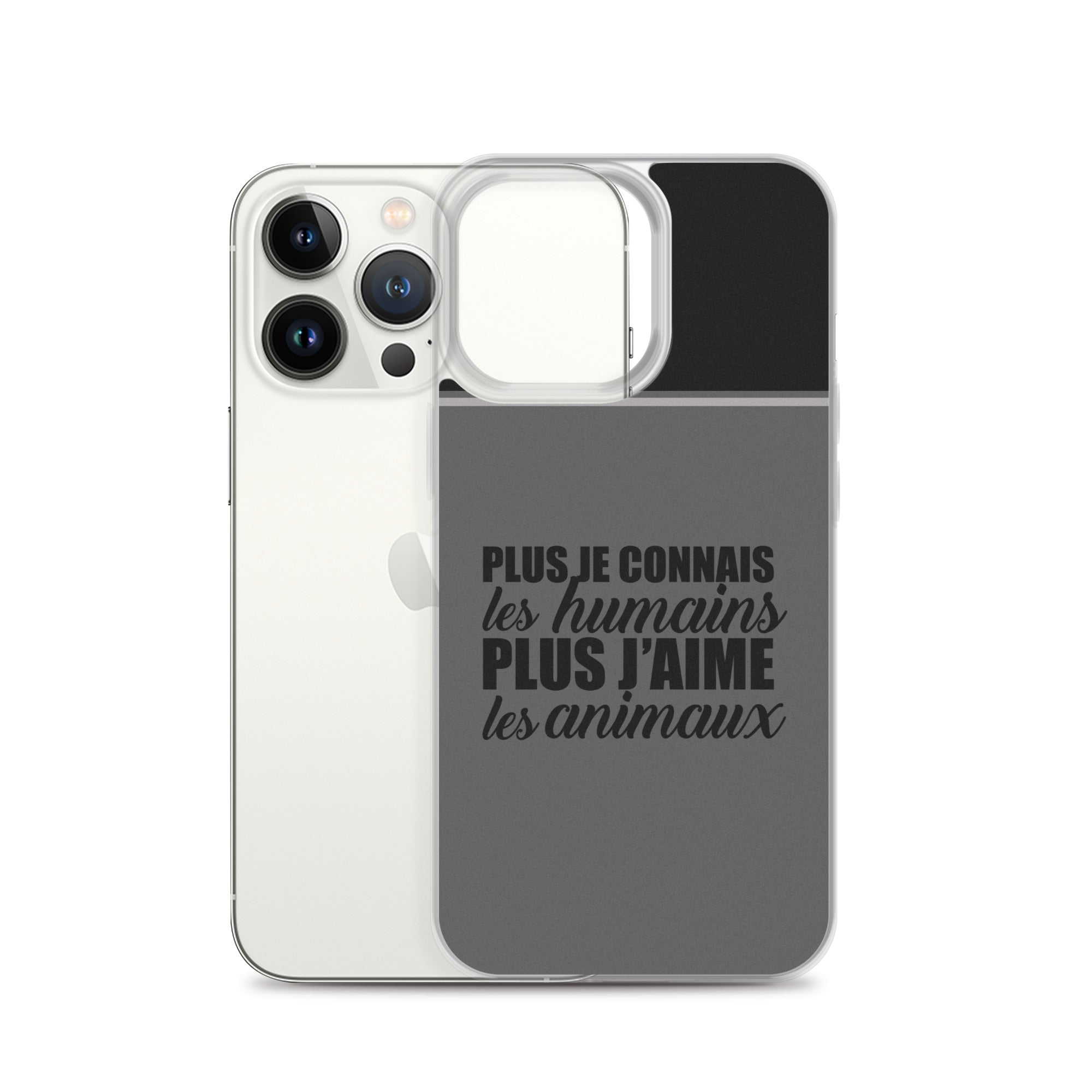 Plus je connais les humains - Coque pour iPhone®