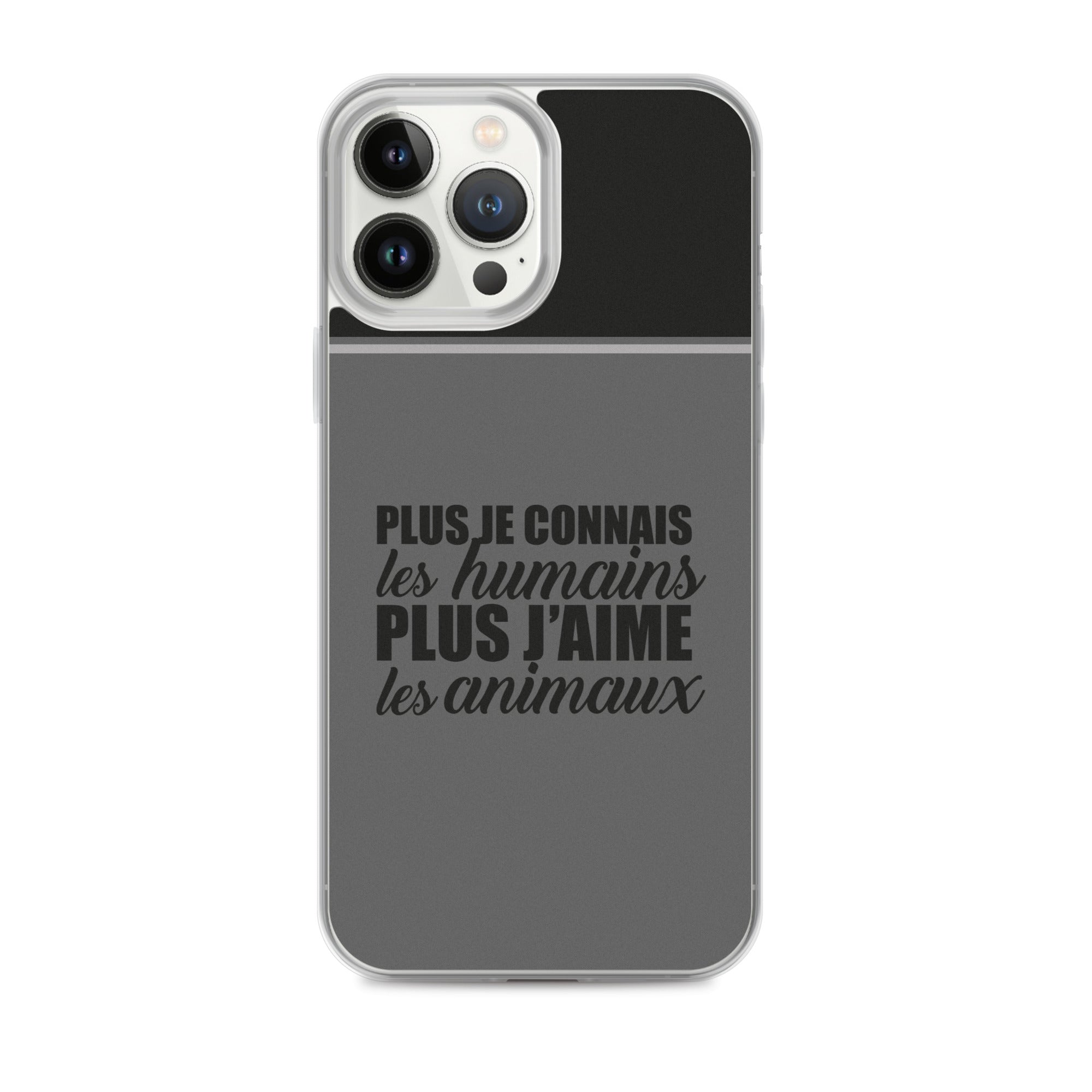 Plus je connais les humains - Coque pour iPhone®