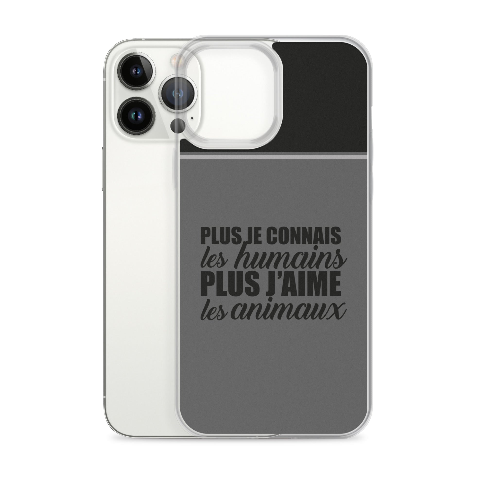 Plus je connais les humains - Coque pour iPhone®