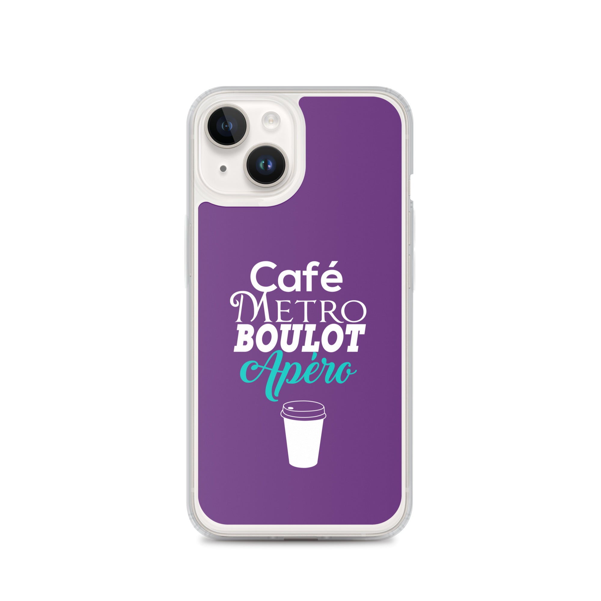 Café Métro Boulot Apéro - Coque pour iPhone®